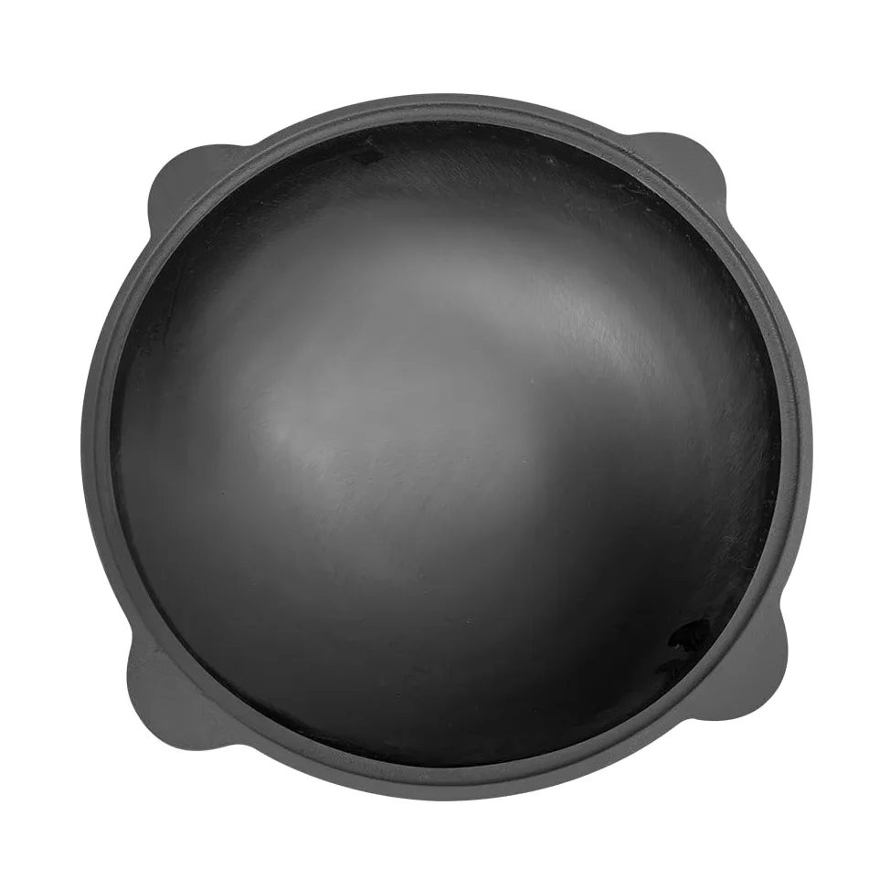 Kazan - Tapa de hierro fundido de 6 l de aluminio fundido de 33,5 cm de diámetro para Plov uzbeko de fondo plano WOK плов казан Kazan horno de fuego учак