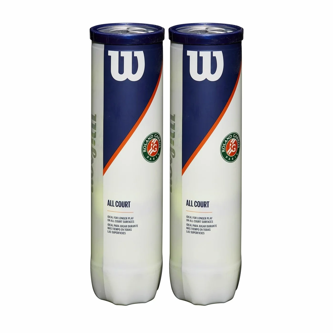 Wilson Roland-Garros Tubo de 4 pelotas
