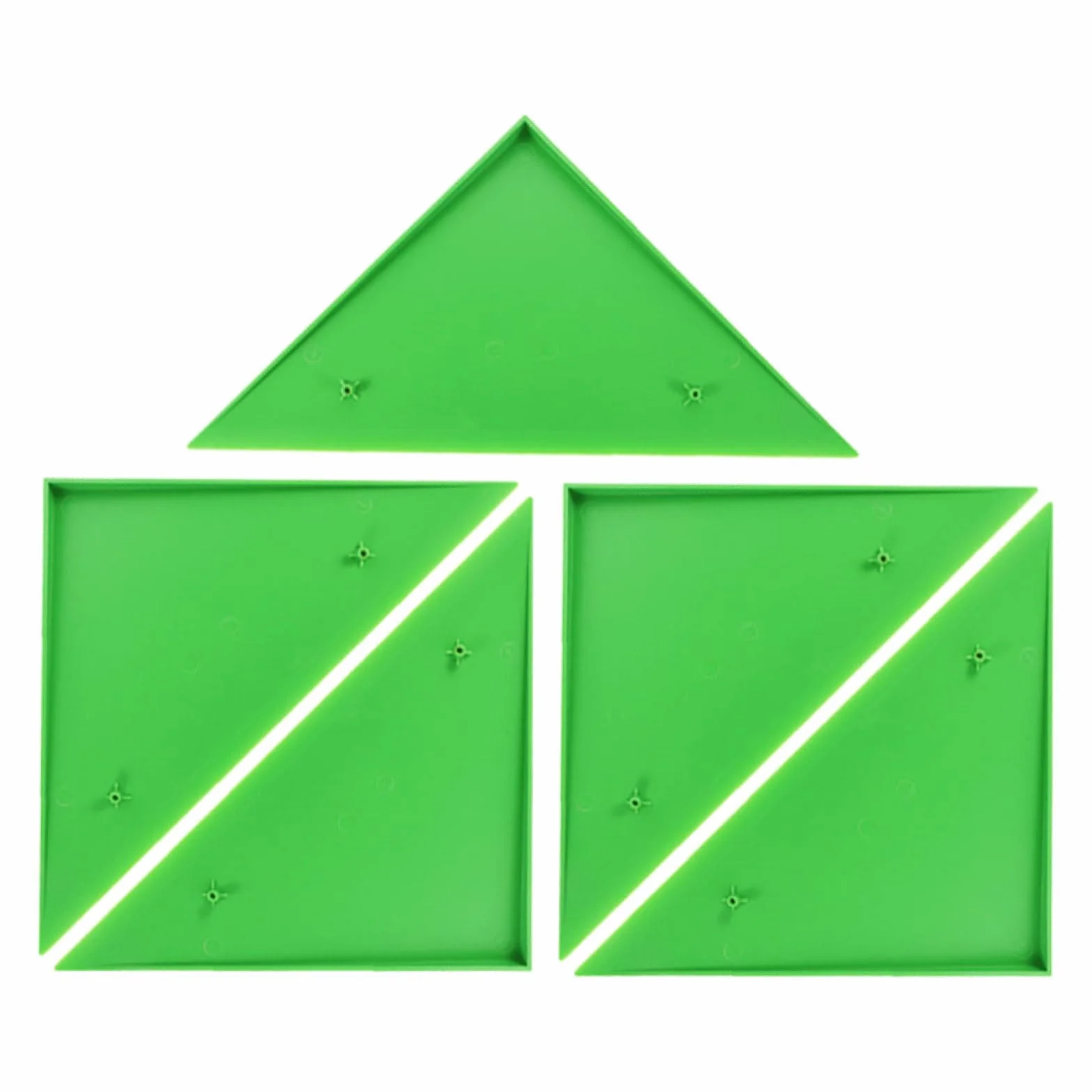 ERINGOGO Protectores Esquinas Triangulares para Mesa Futbolín Accesorios Plástico Duraderos