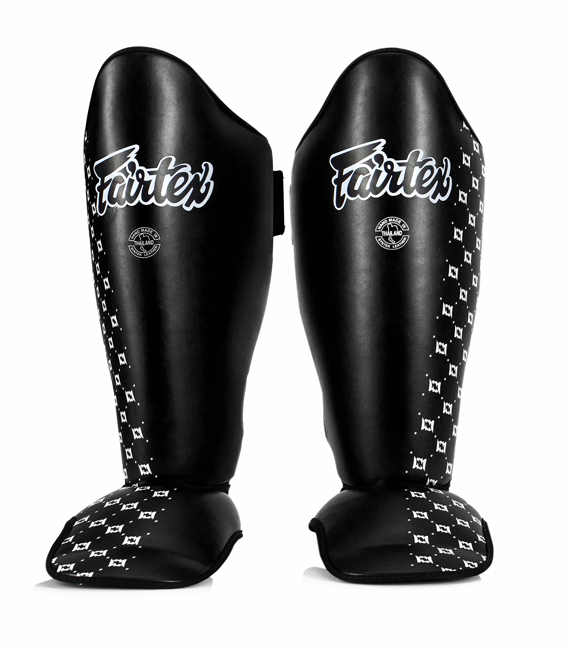 Espinilleras Fairtex SP5 Muay Thai Hombres Mujeres Protección Extendida