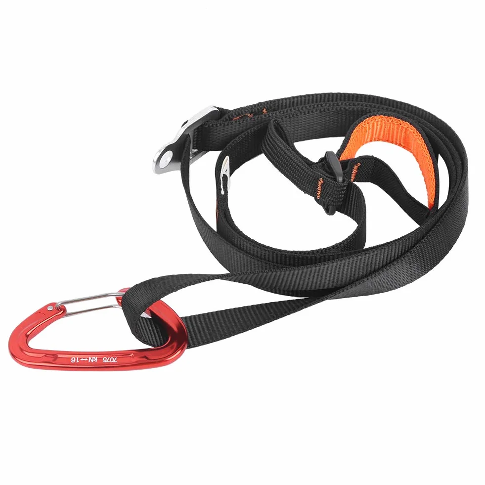 VGEBY Correa Ascendente para Escalada, Cinturón de Pedal Ajustable, Resistente a la Fricción, Elevador de Montañismo
