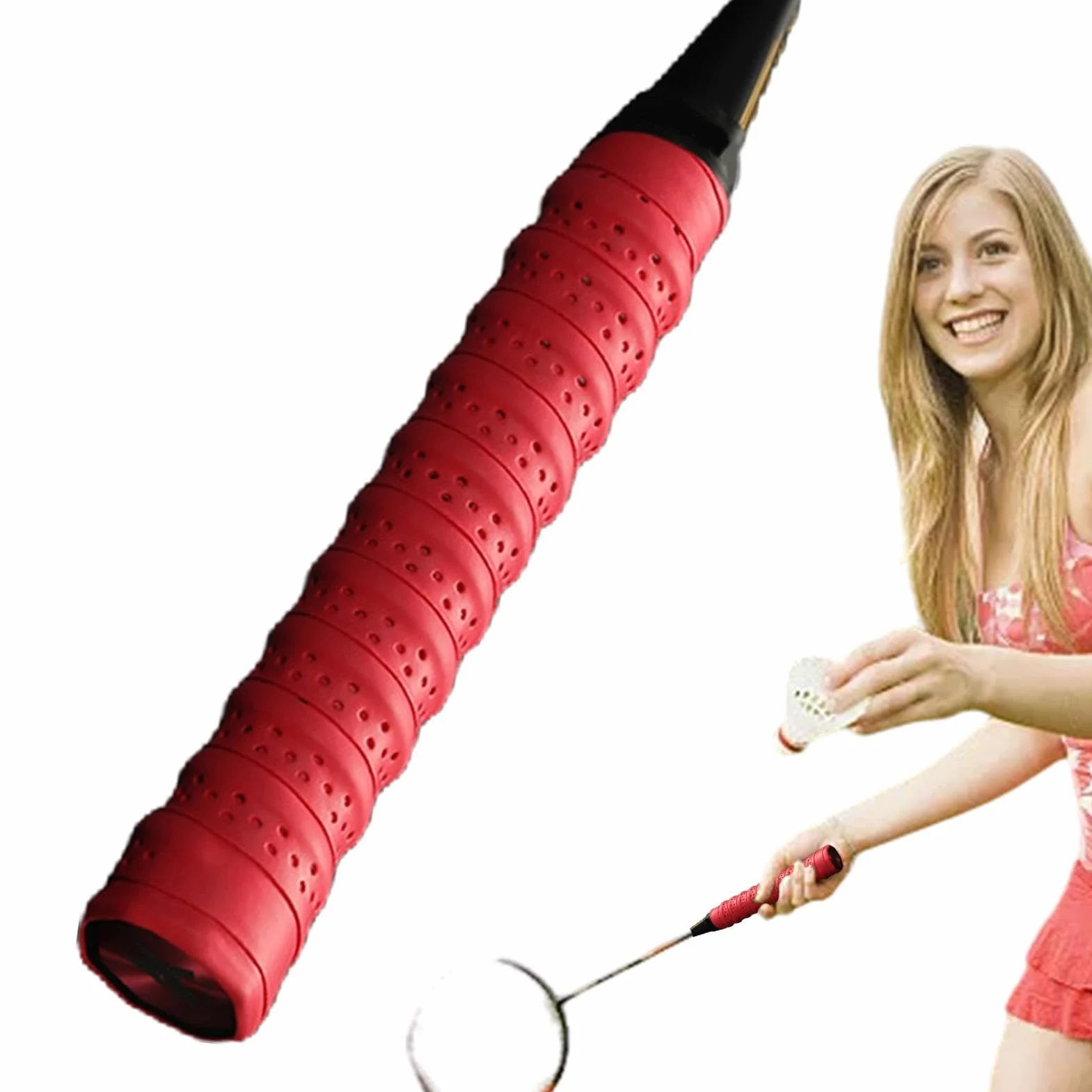 Tennis Grip Cinta de agarre antideslizante súper absorbente para raqueta de tenis bádminton squash