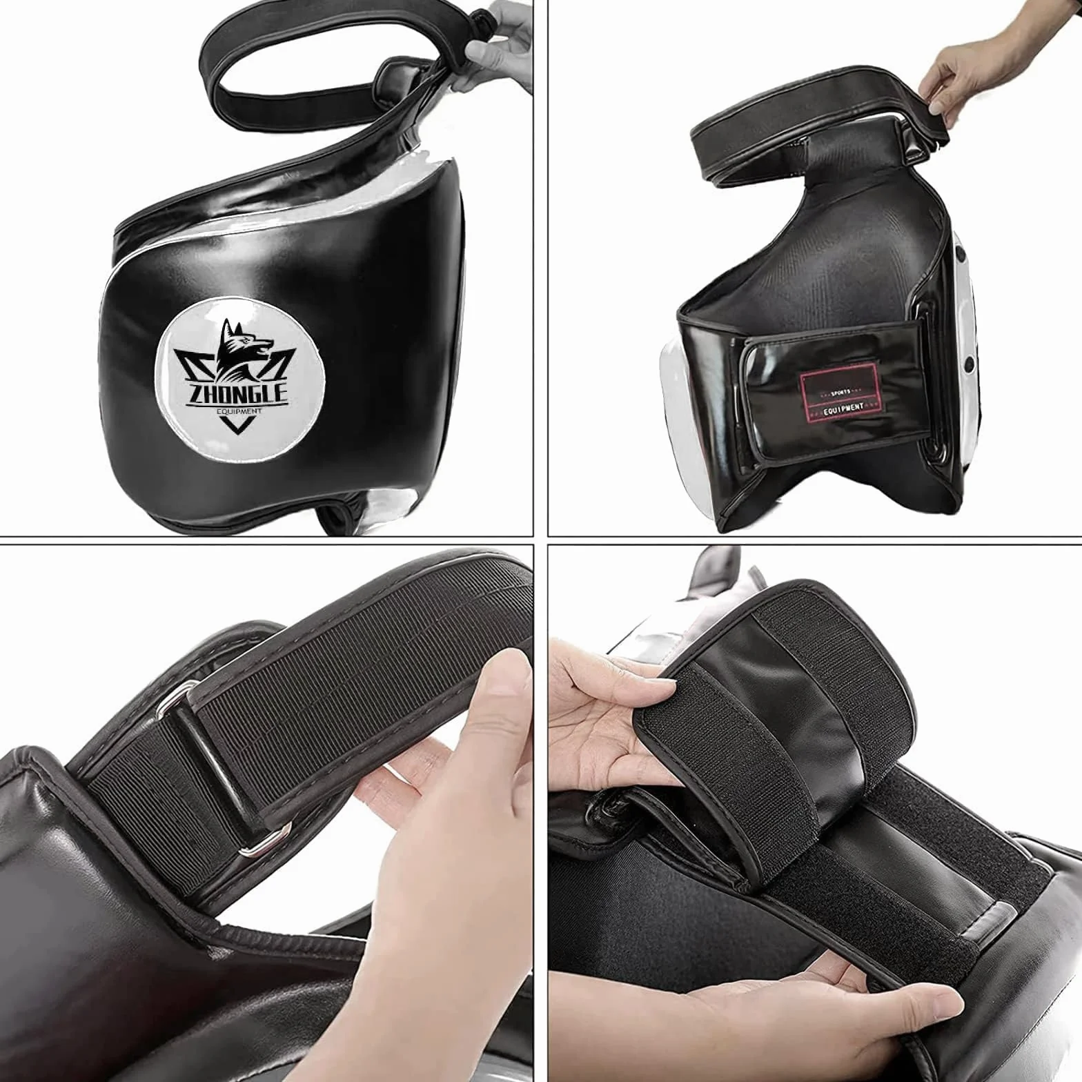 Almohadillas para Muslos Muay Thai, Protectores Deportivos de 4 Pulgadas