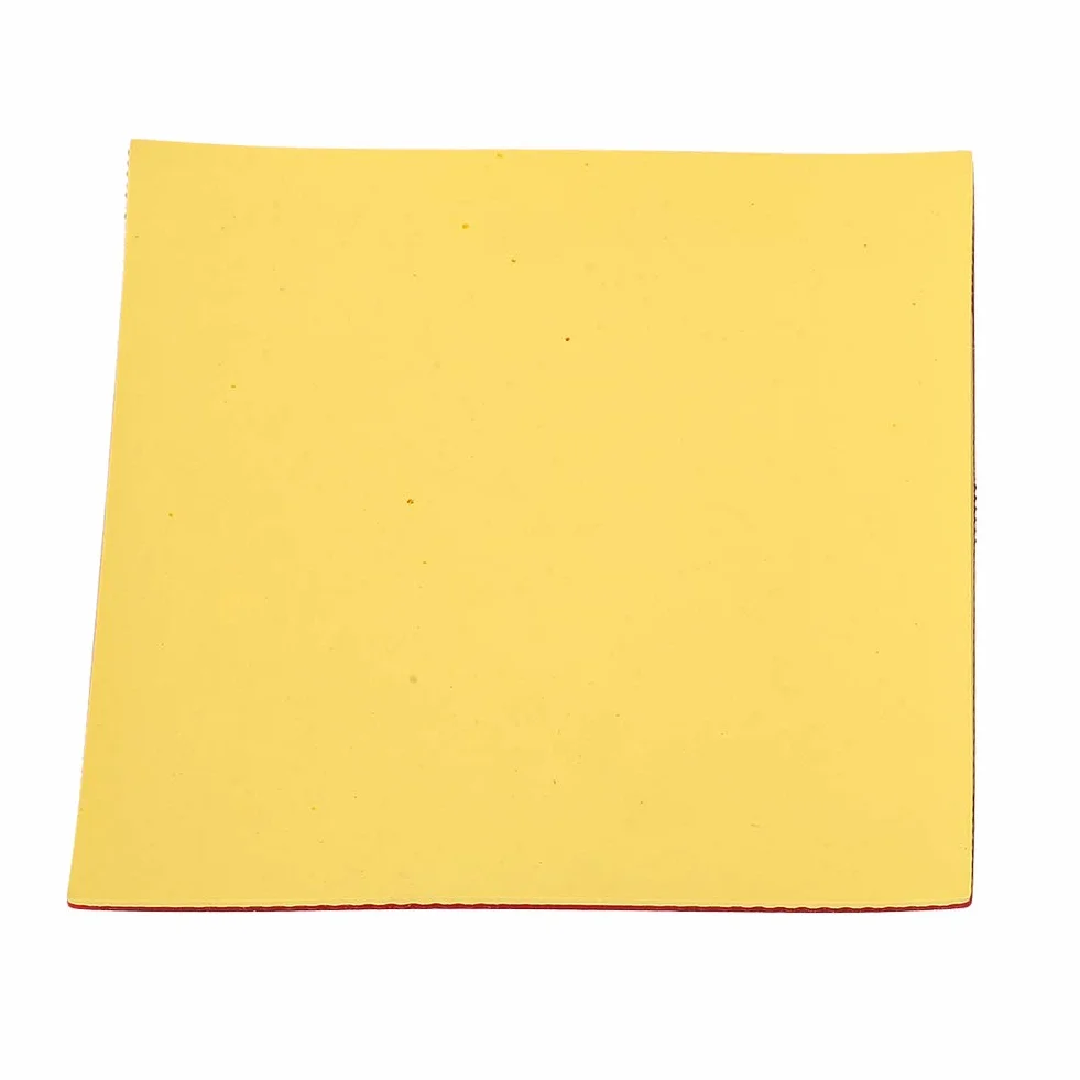 BuyWeek Suelo de repuesto para raqueta de ping pong, 18 × 18 × 2 cm, goma roja para tenis de mesa