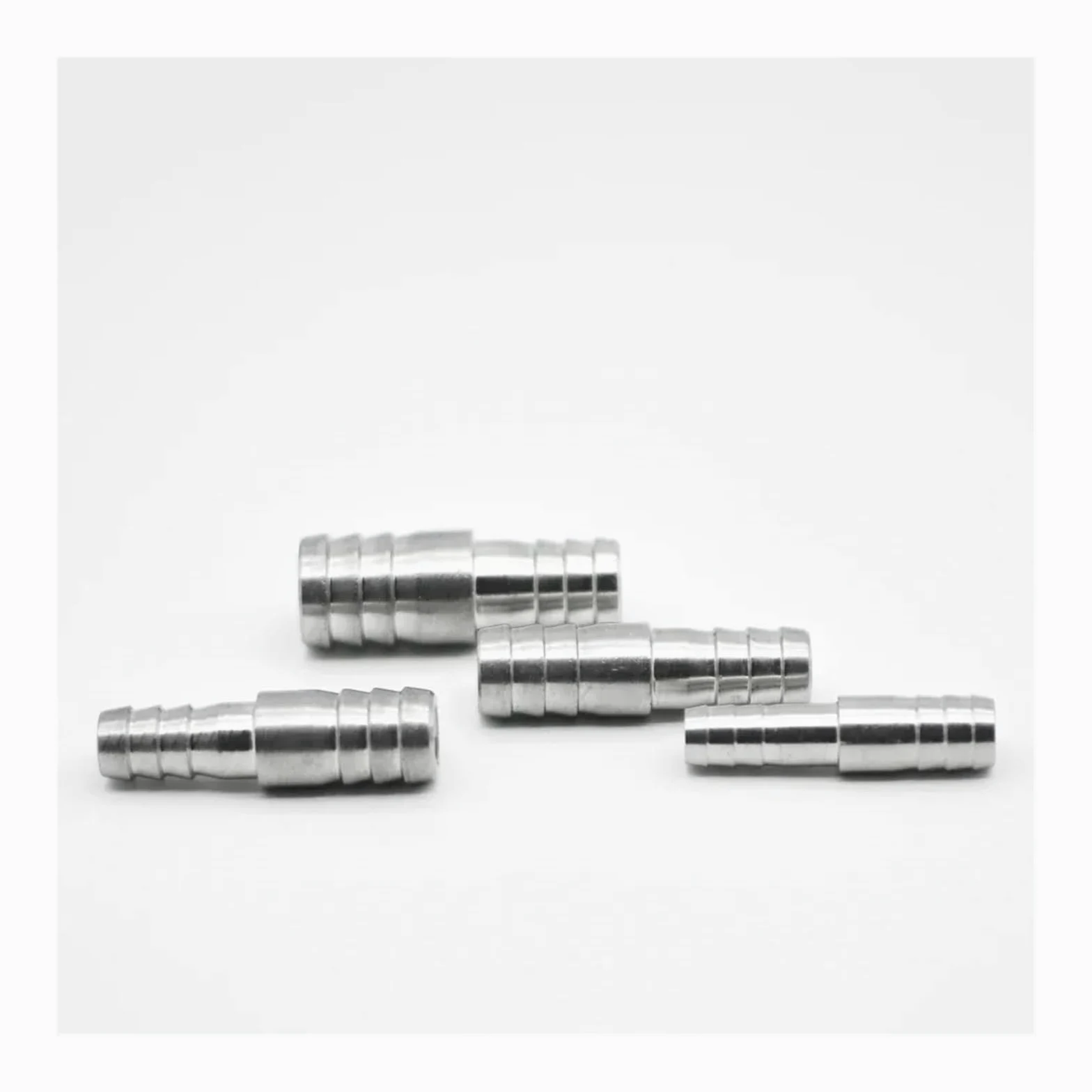 Conector Recto Reductor de púas for Manguera de 6, 8, 10, 12, 13, 14, 15, 16, 18, 19, 20-60 mm, Acero Inoxidable 304(28mm-16mm)