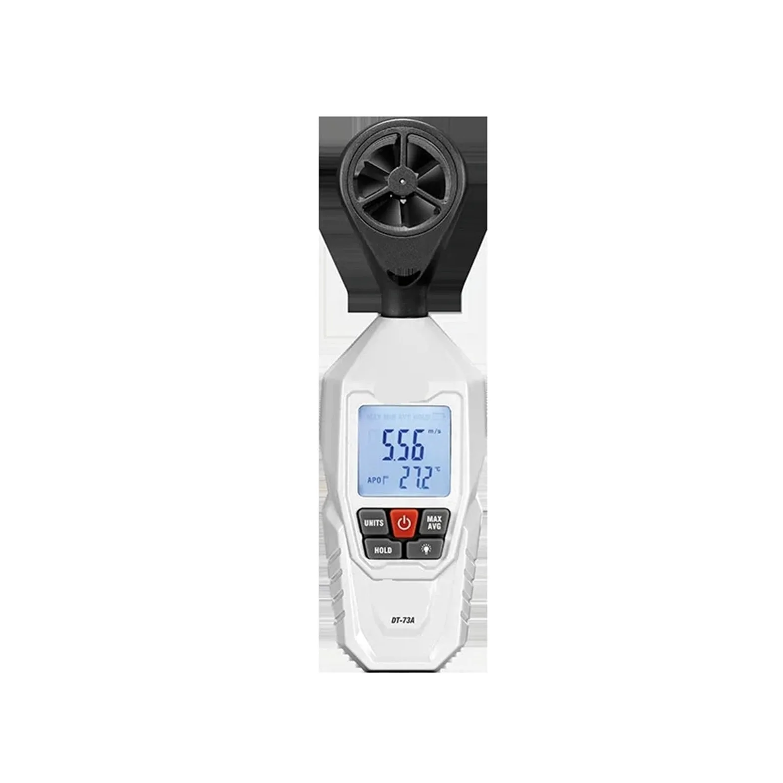anemómetro Instrumento DT-73A Anemómetro digital portátil, medidor de volumen de aire, velocidad del viento y temperatura.