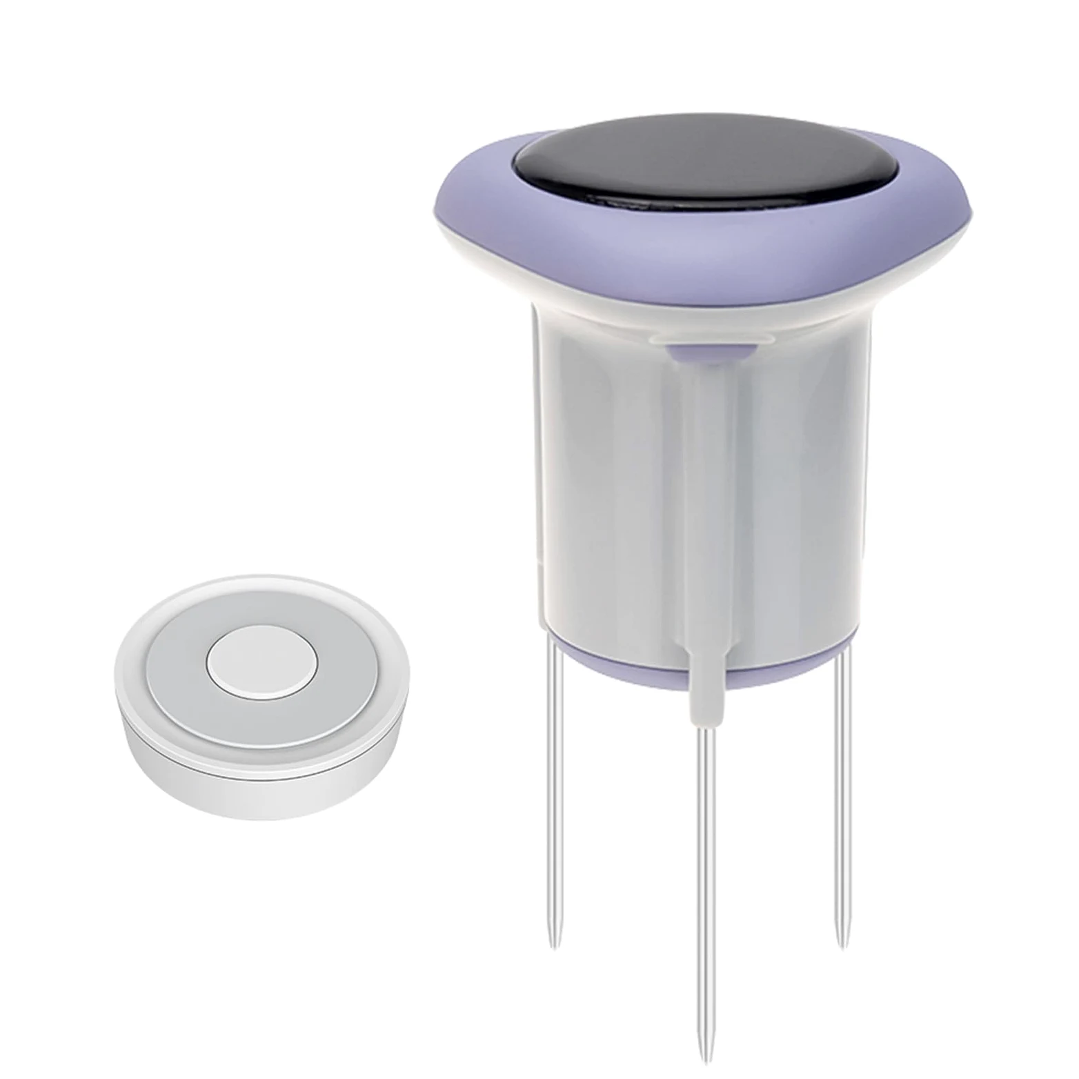 Monitor solar de suelo para plantas, sensores de temperatura, datos históricos, herramienta de jardinería para interiores y exteriores
