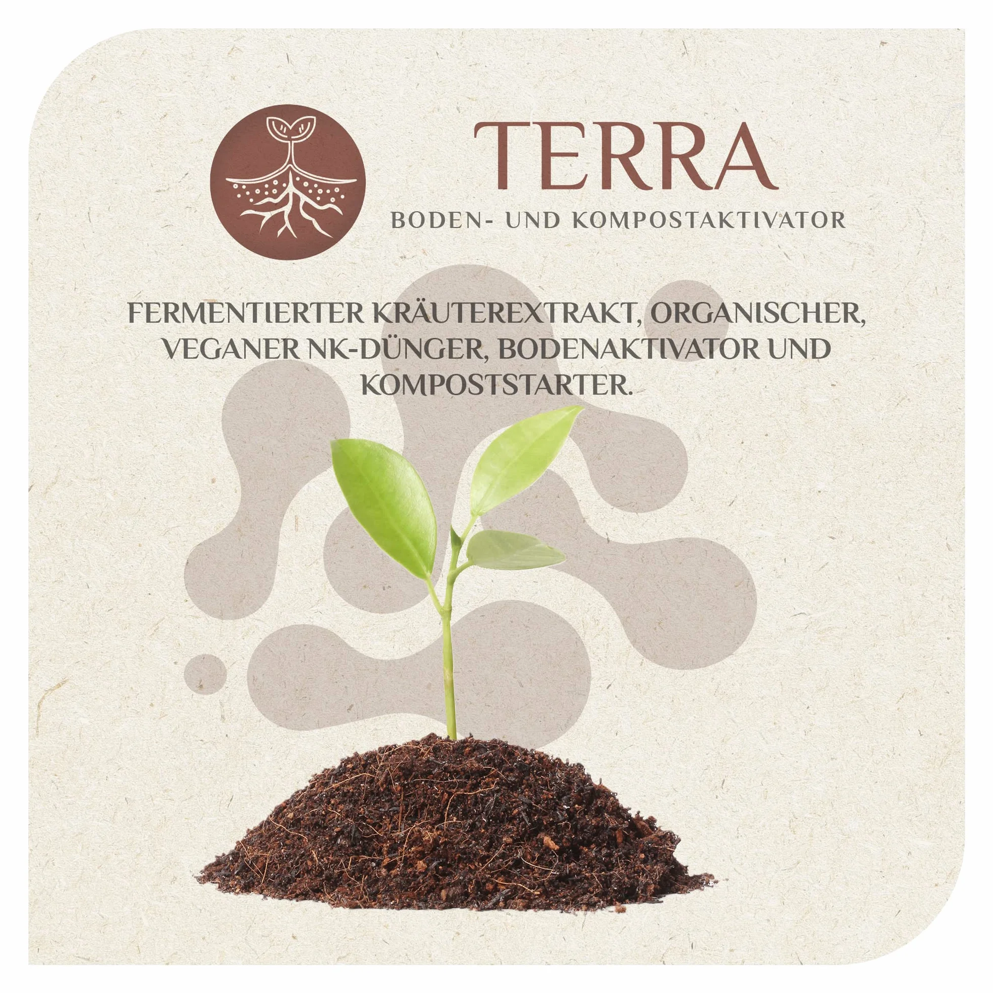 MikroVeda Terra - Activador de Suelo Biológico Con Bacterias y Microorganismos Efectivos - Suplemento Para Compost, Jardín - Abono Orgánico Vegano 100% Natural (1 L)