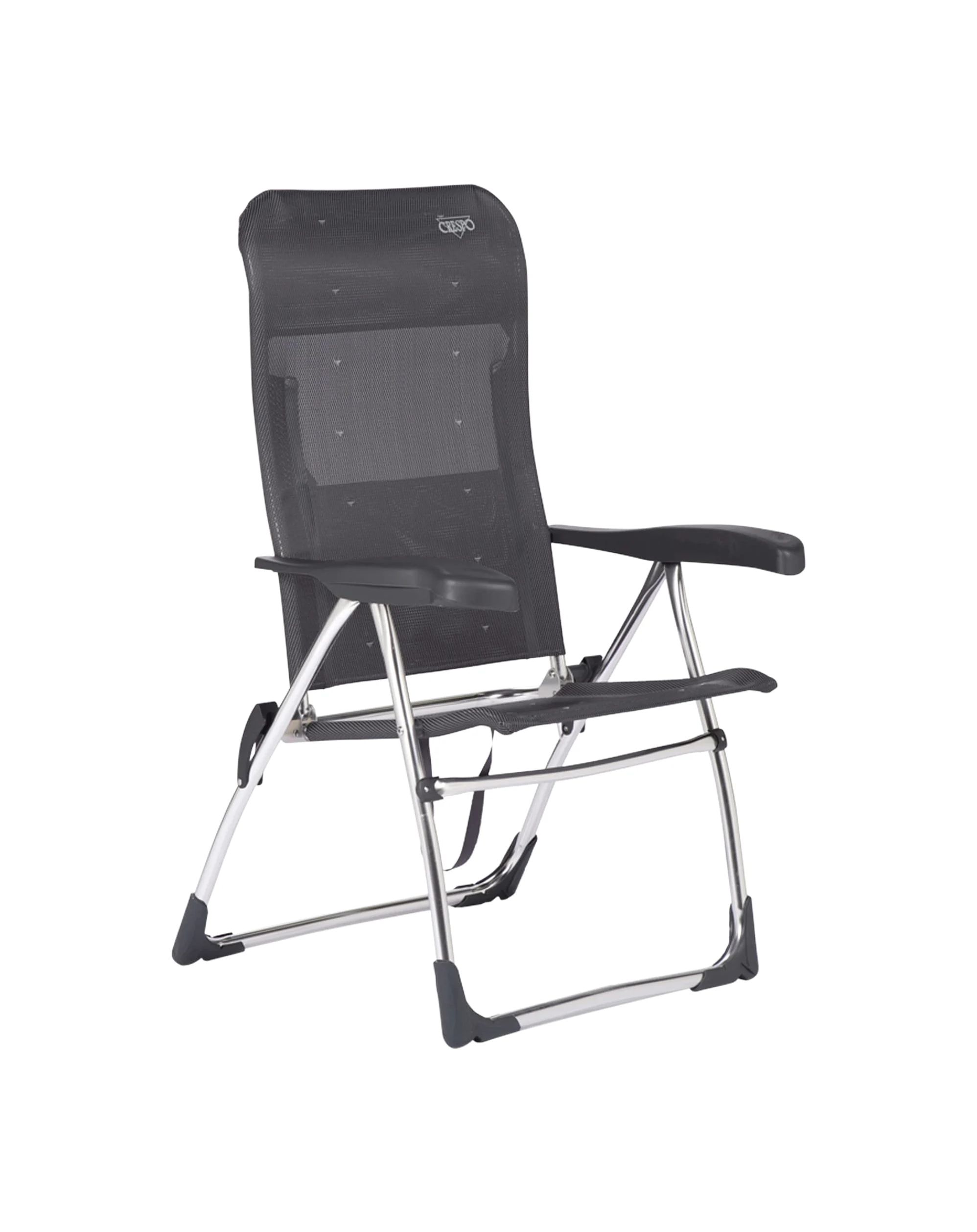 Crespo - Silla de Playa AL-206 - Gris Oscuro - 7posiciones - multifibra