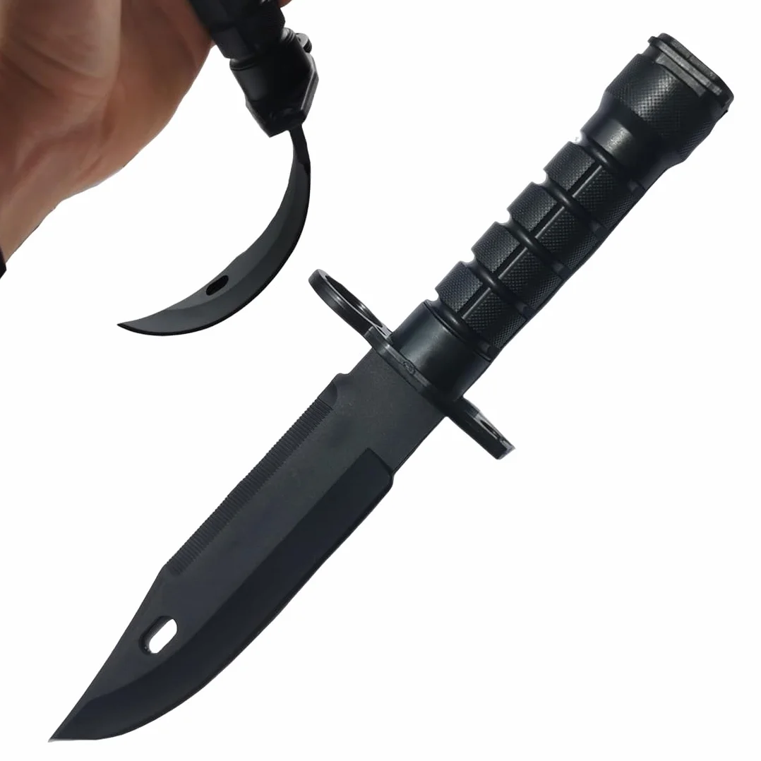 Cuchillo de goma sintética para entrenamiento - Silicona suave seguro para artes marciales defensa personal cosplay