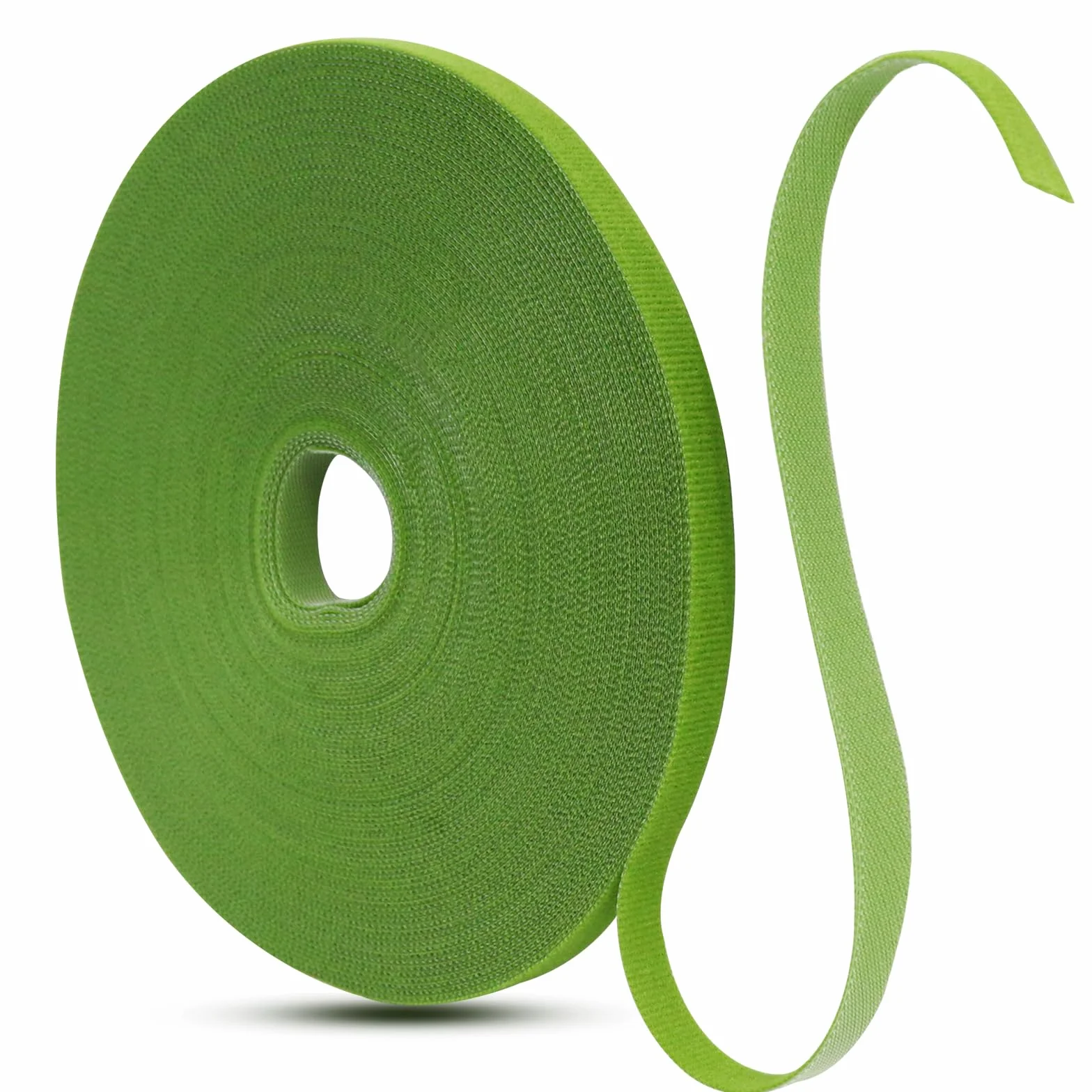 Redamancy 25m Cinta para Plantas, 10mm Reutilizable Bridas y Arreglo de Cableado Doméstico (Verde Hierba)