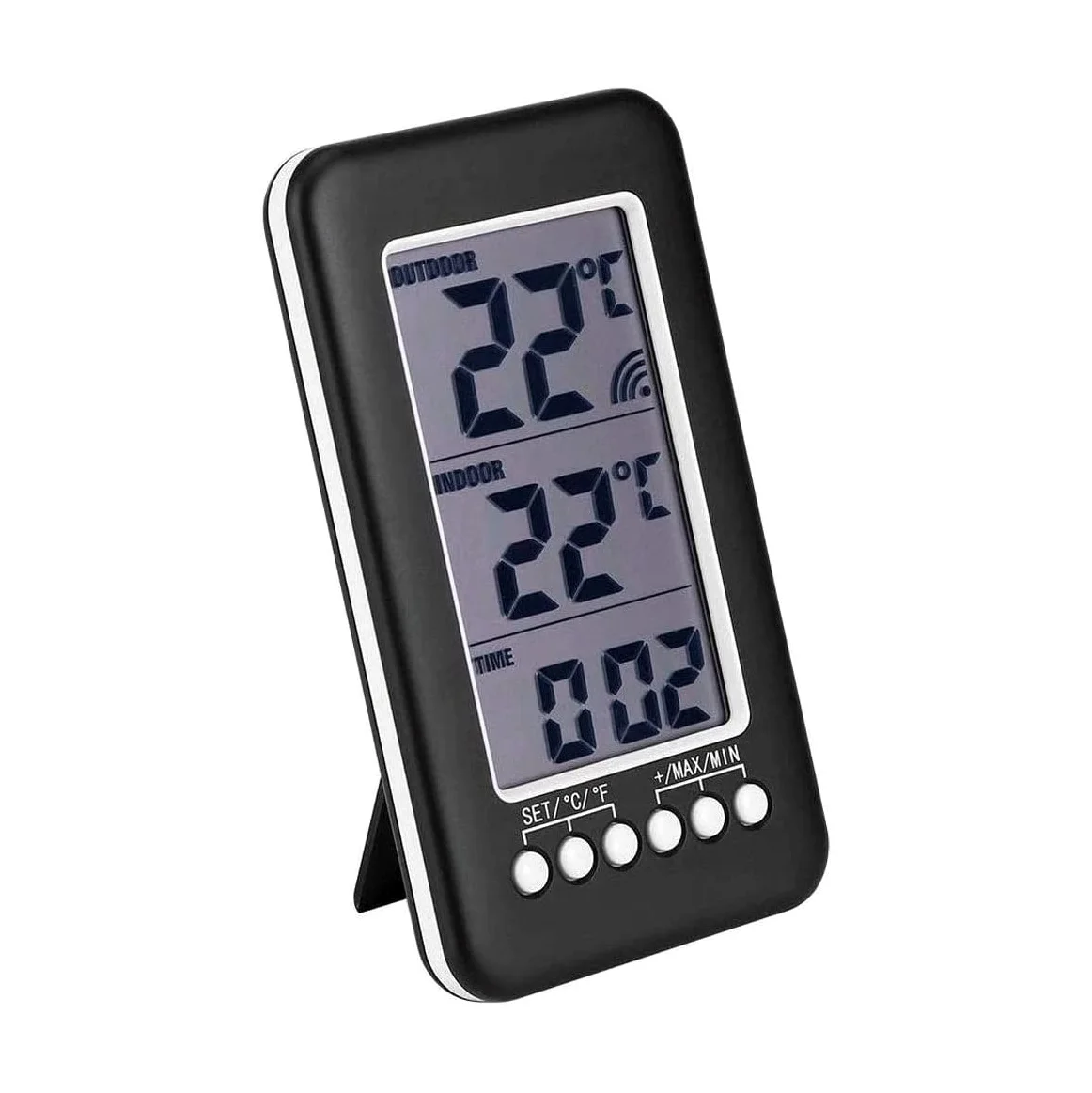 Termómetro for Exteriores al Aire Libre Monitor de Temperatura y Humedad inalámbrico con Monitor de Temperatura Exterior