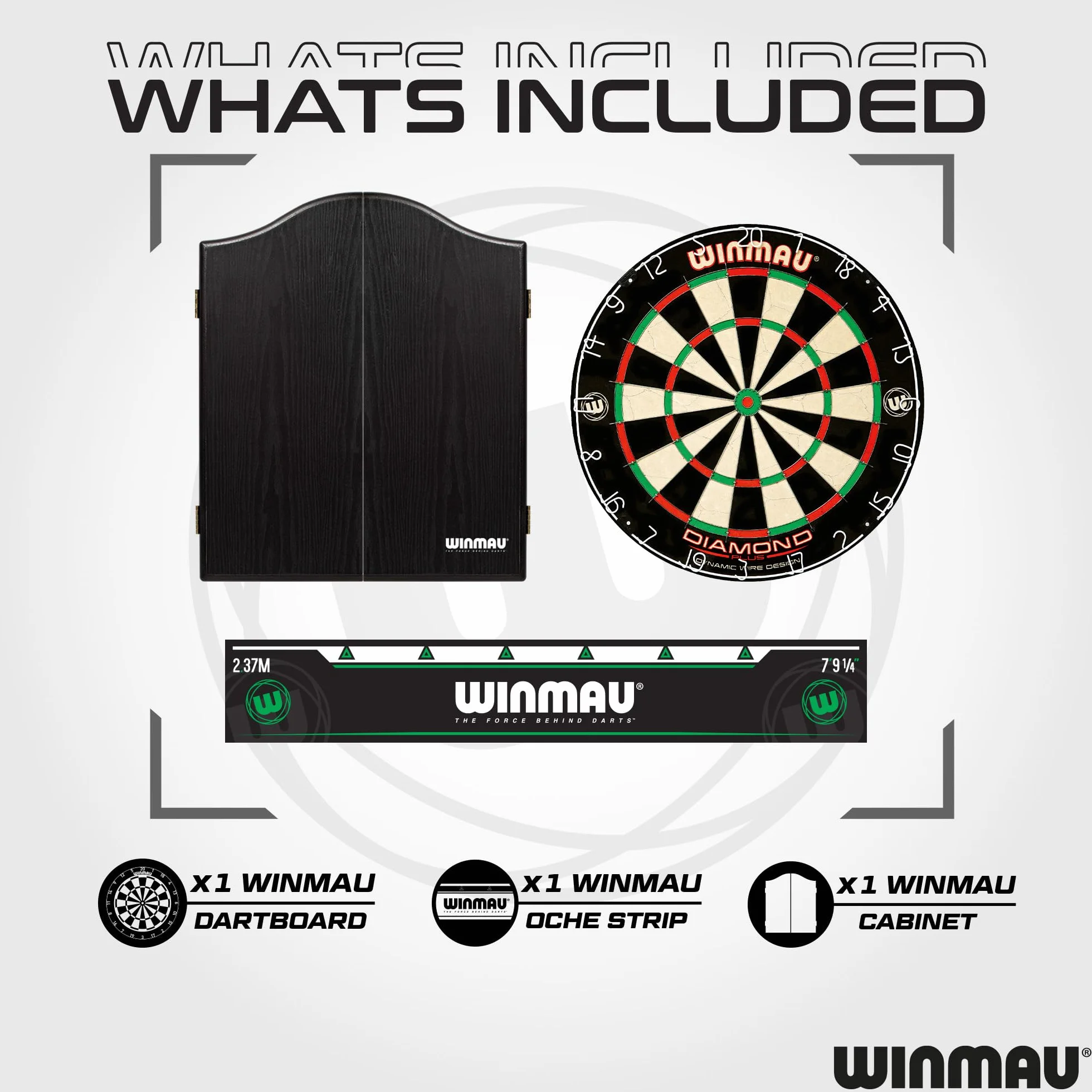 Winmau Diamond Plus Diana de Torneo PDC Sistema de Alambre Ultrafino Sisal de Alta Densidad