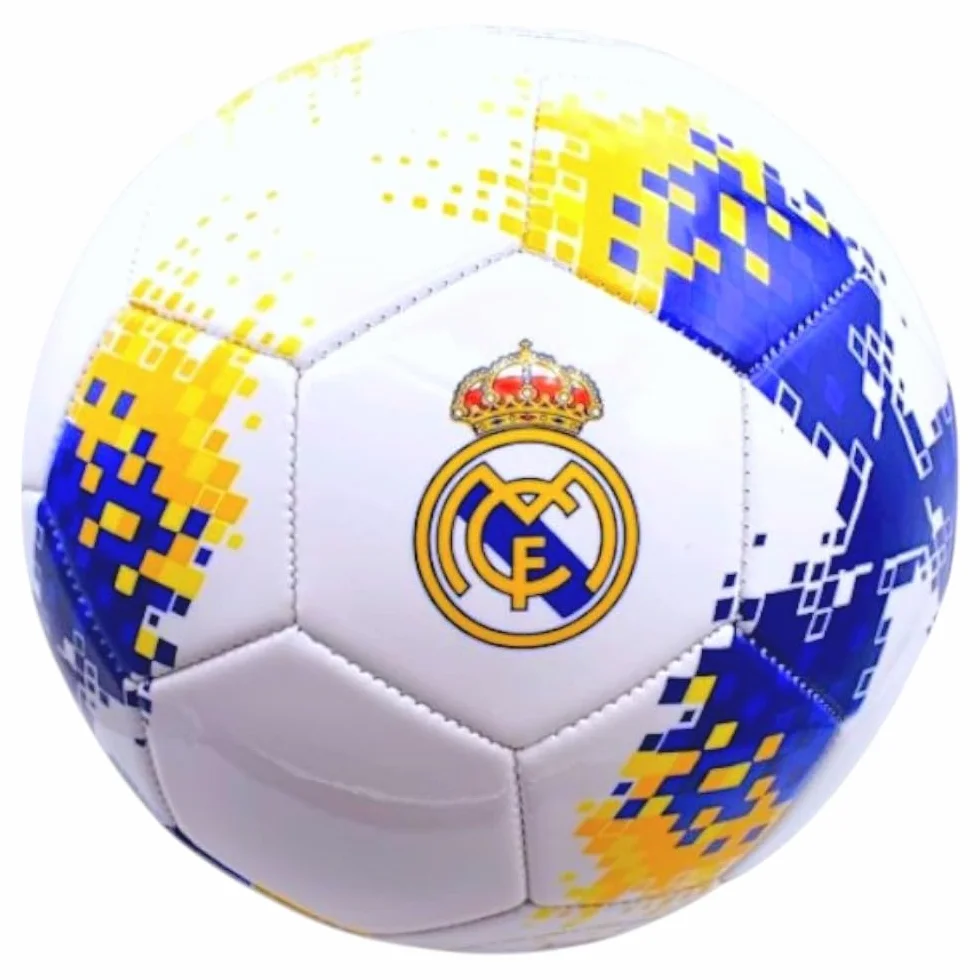 Real Madrid Balón pequeño diseño pixelado Talla 1 Oficial