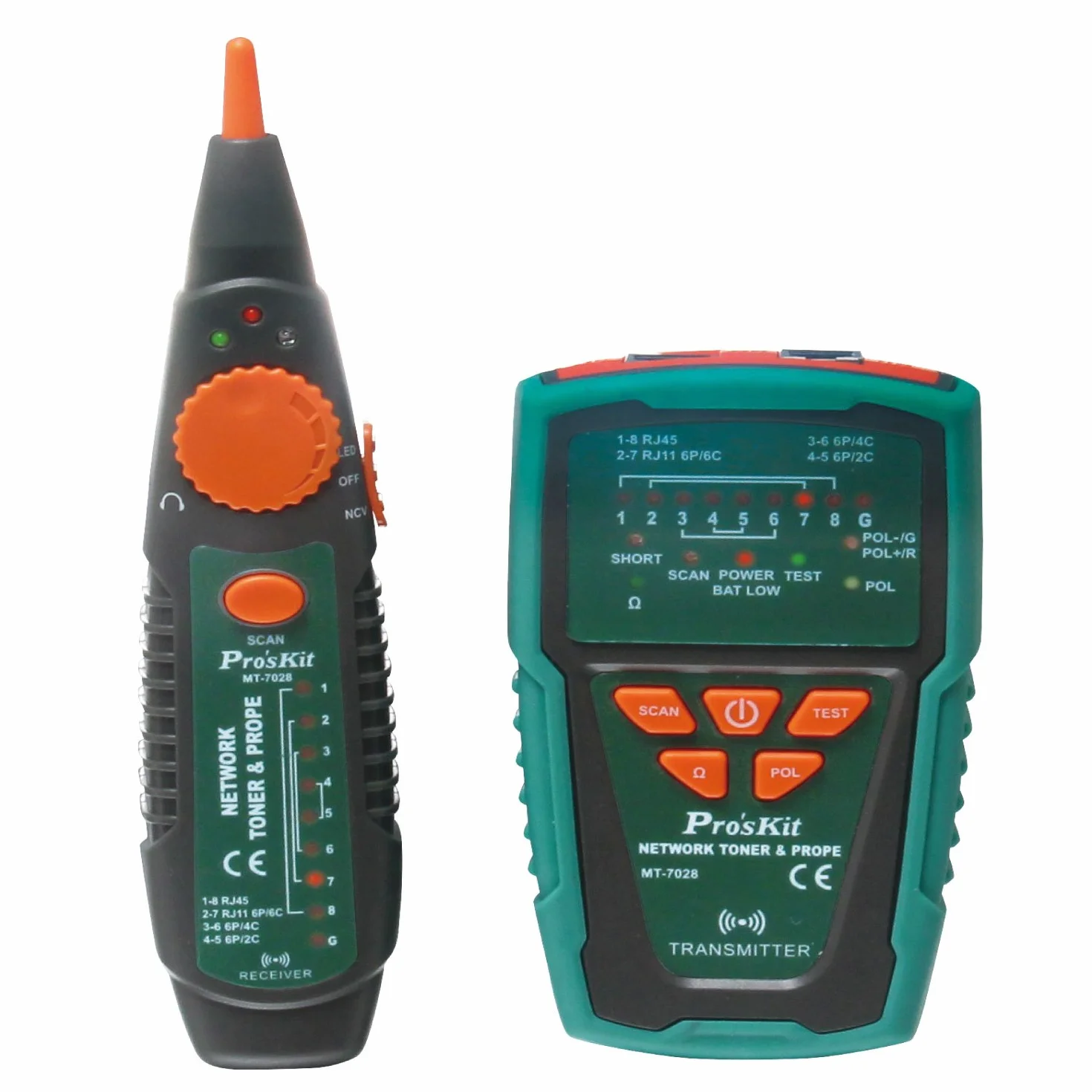 Pro'sKit MT-7028 Kit de sondeo/tono de red