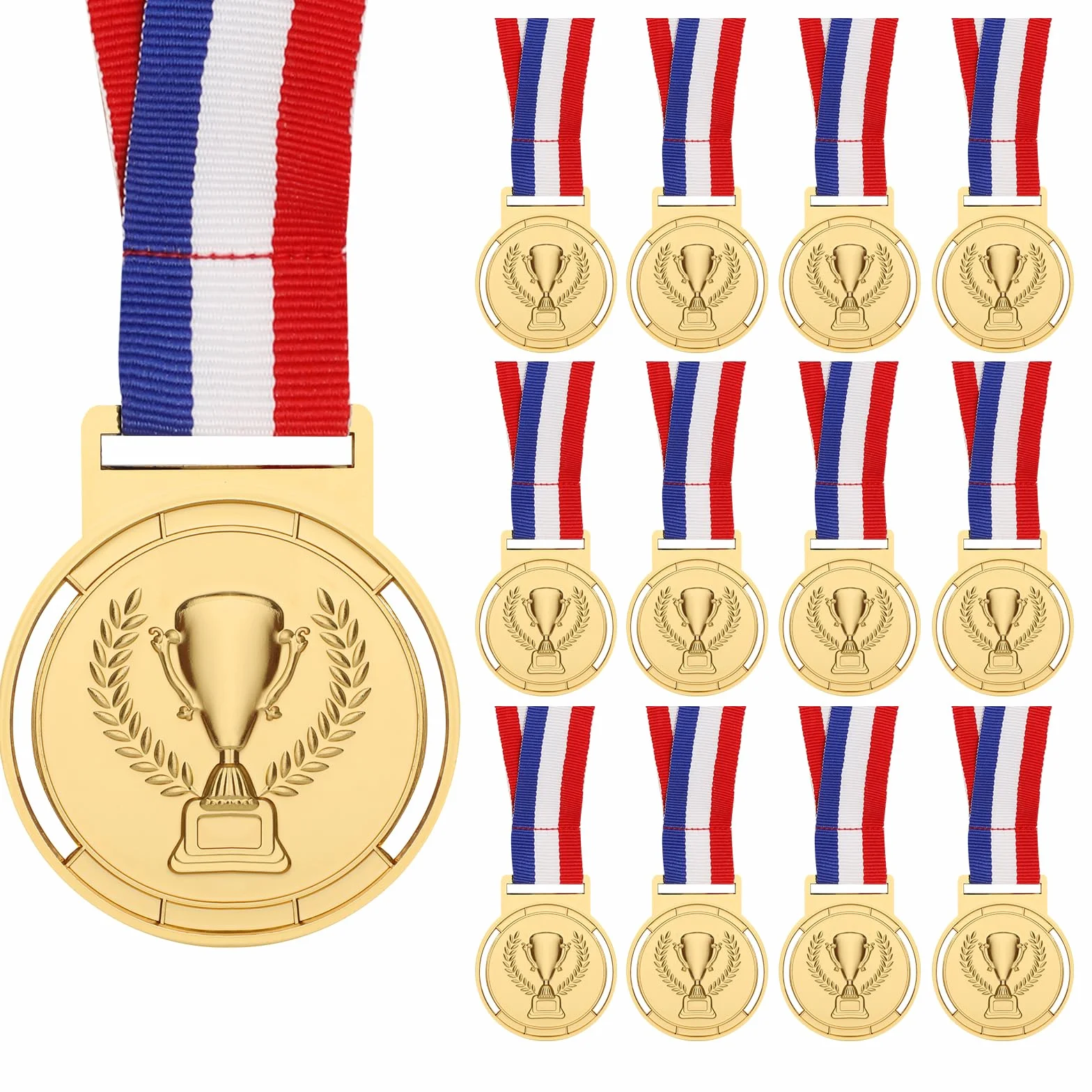 WD&CD 12 Piezas Medallas de Metal