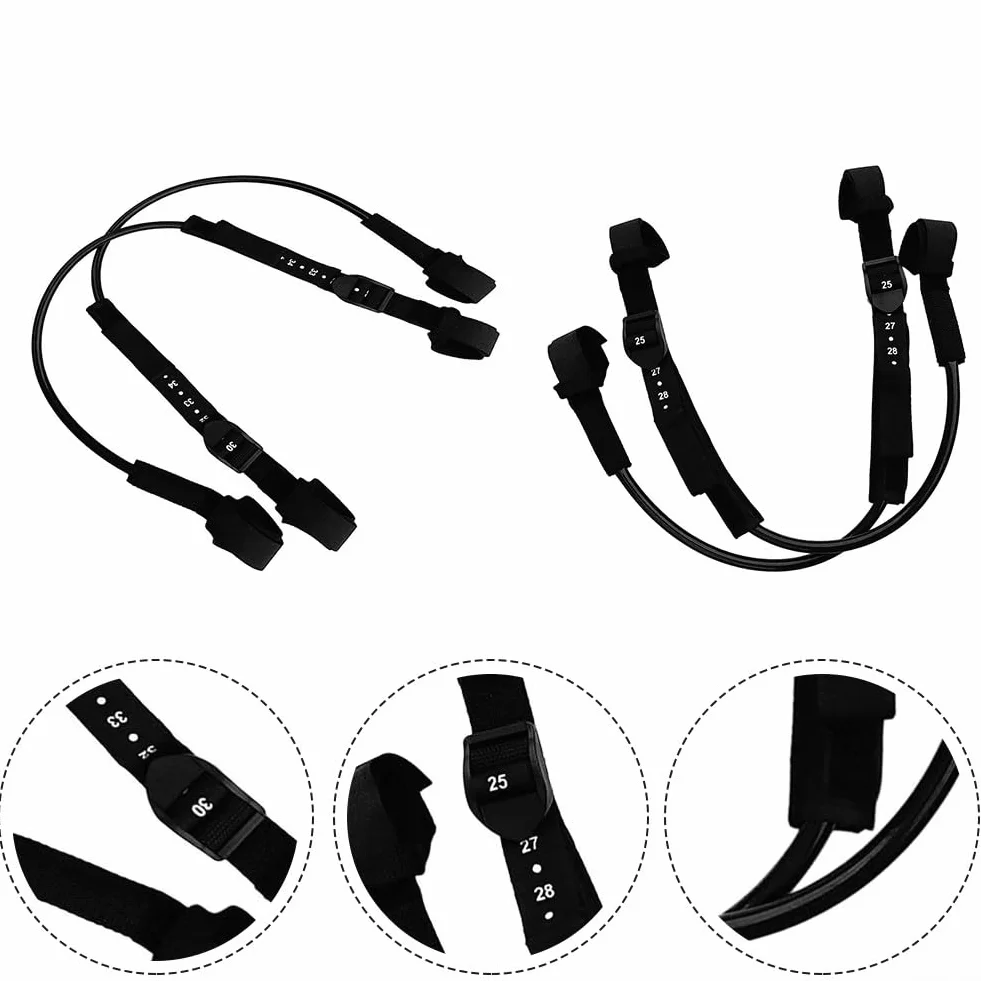 Arnés de windsurf antideslizante ajustable Zoegneer, 2 unidades, negro