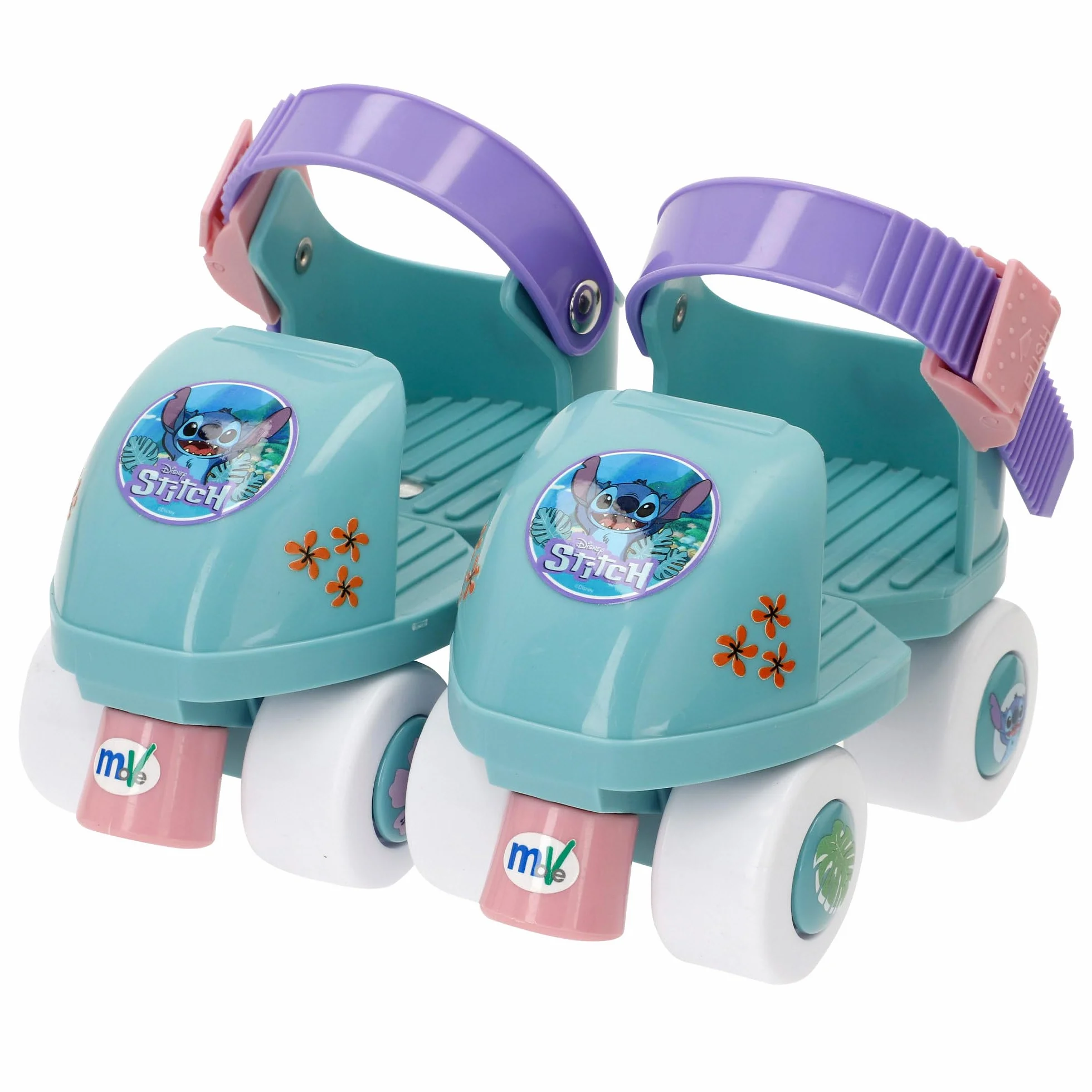 Disney Stitch Patines 4 Ruedas Talla 32-36 Máx. 20 kg Niños +3 años Ajustable Freno Delantero