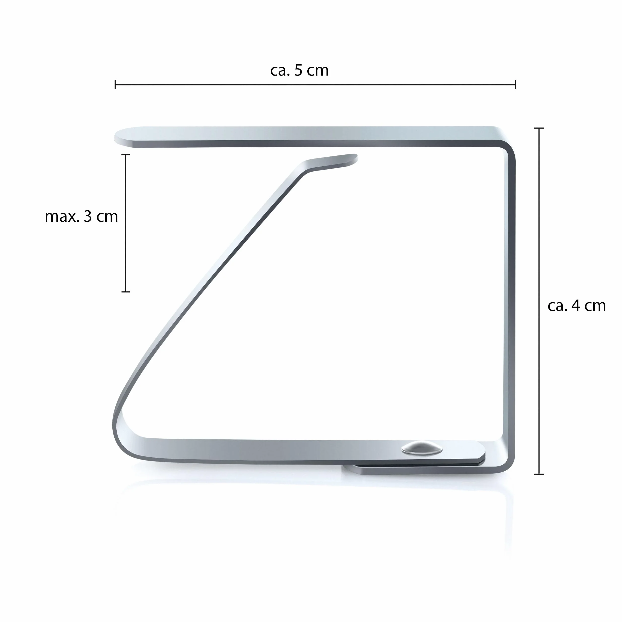 Vaily Pinzas para Mantel de Acero Inoxidable - Sujetamanteles para mesas de hasta 3 cm de Grosor para el Exterior - 12 pz.