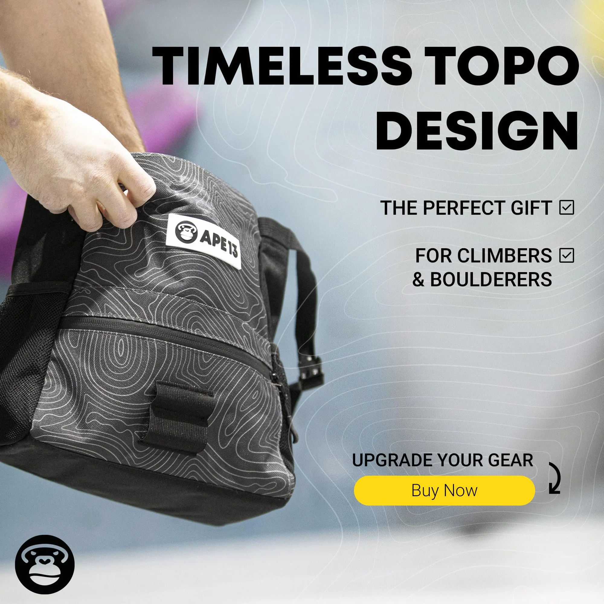 Boulder Chalk Bag z Pędzlem - Zestaw do Wspinaczki