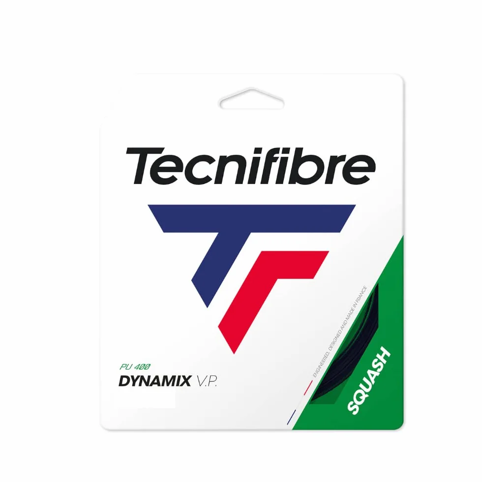 Tecnifibre Dynamix VP Carrete Cuerda Squash Negro