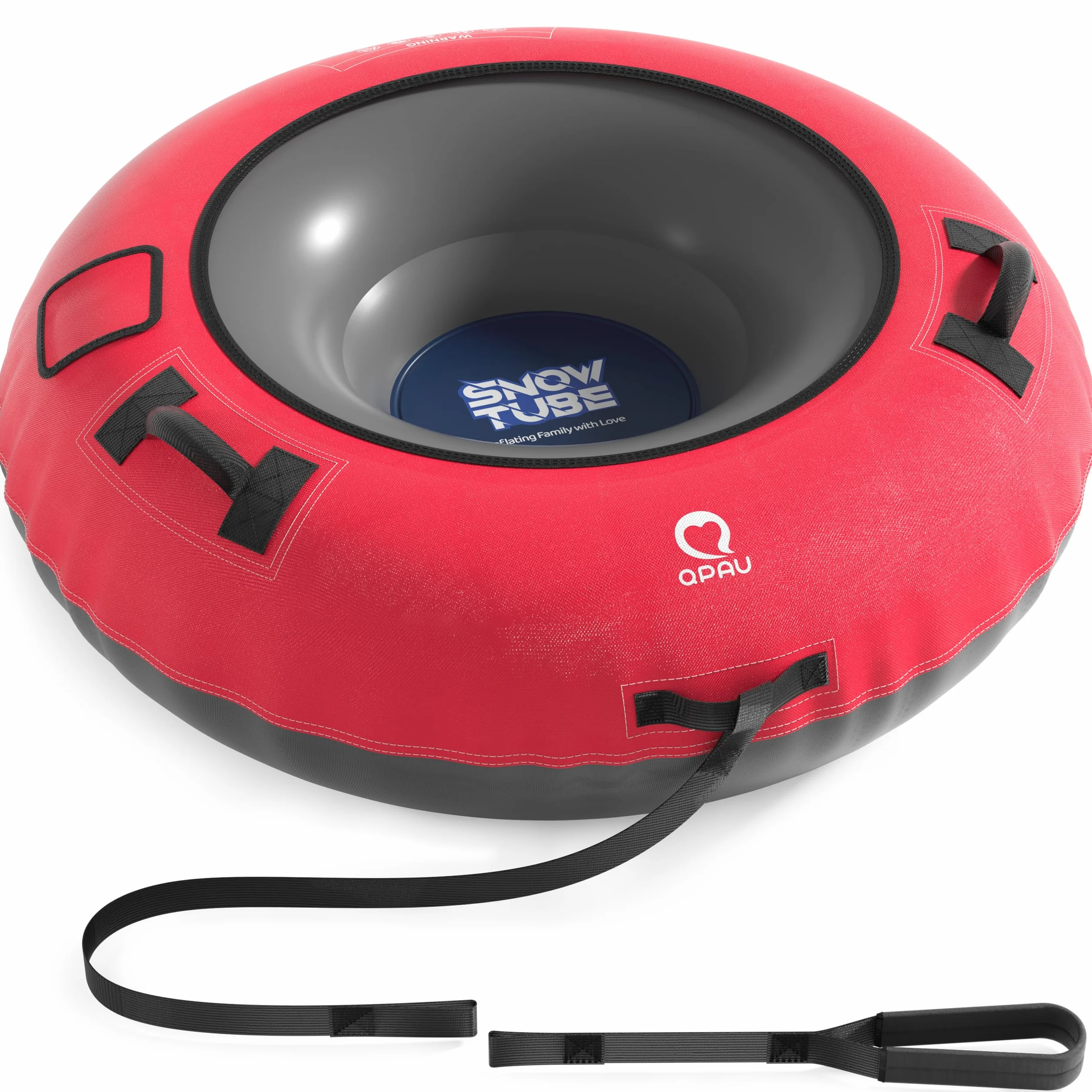 Tubo de Nieve Inflable 48 Pulgadas para Niños y Adultos, Resistente con Cubierta de Lona