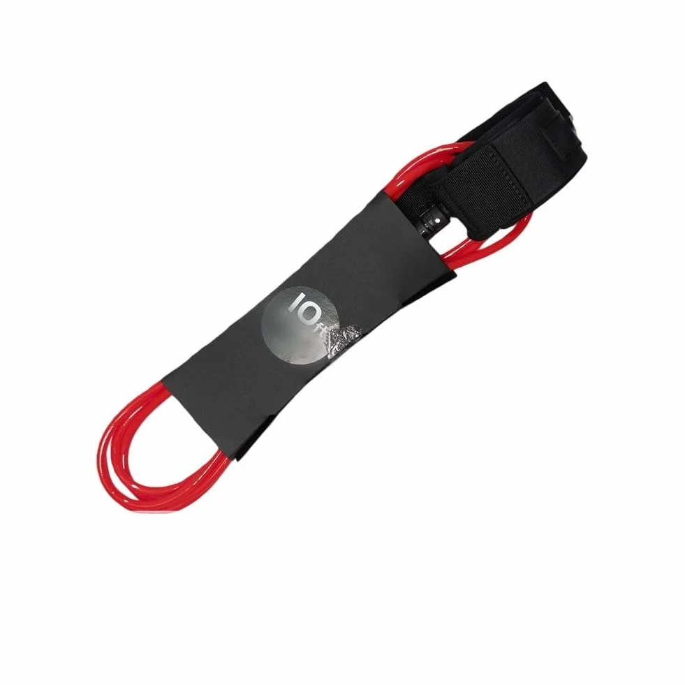 Correa para tabla de surf 360° con bolsillo oculto 7 pies rojo