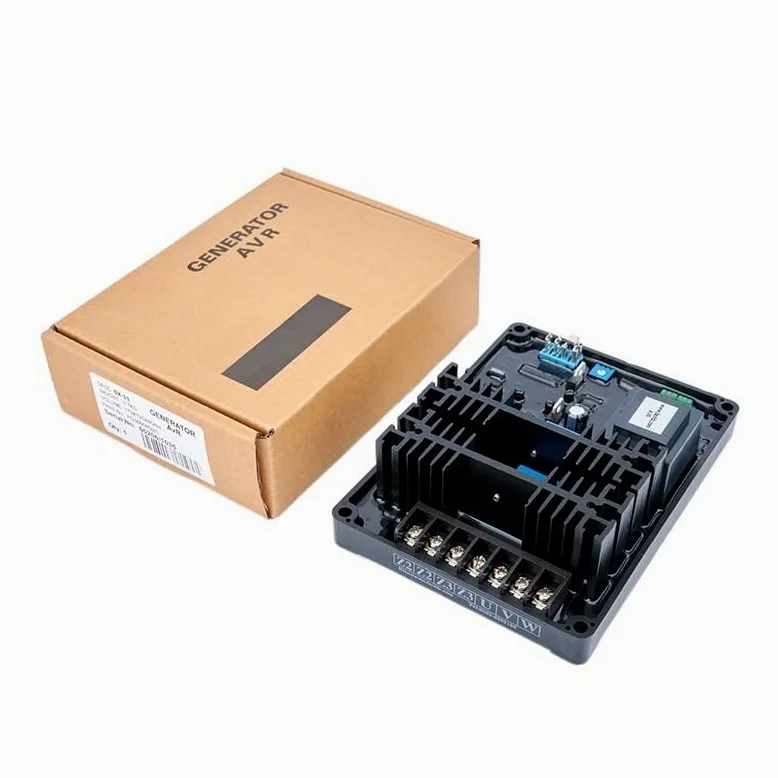 Regulador de voltaje automático AVR 60kva Cepillo Cepillo Alternador Generador AVR Monofásico 20A 400V