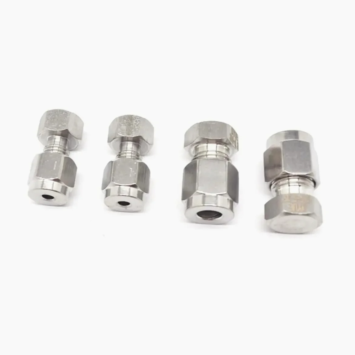 Paquete de 5 adaptadores de manguera de jardín OD 3-25 mm 1/8 "1/4" 3/8" 1/2" 1" 1" 304 tapón de extremo de acero inoxidable casquillo neumático (especificación de rosca: 1")