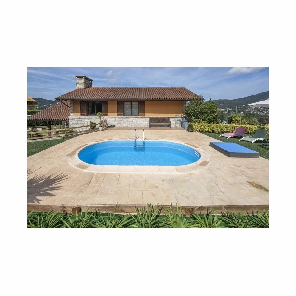 Gre kpeov7059 Piscina enterrée Acero Oval Madagascar