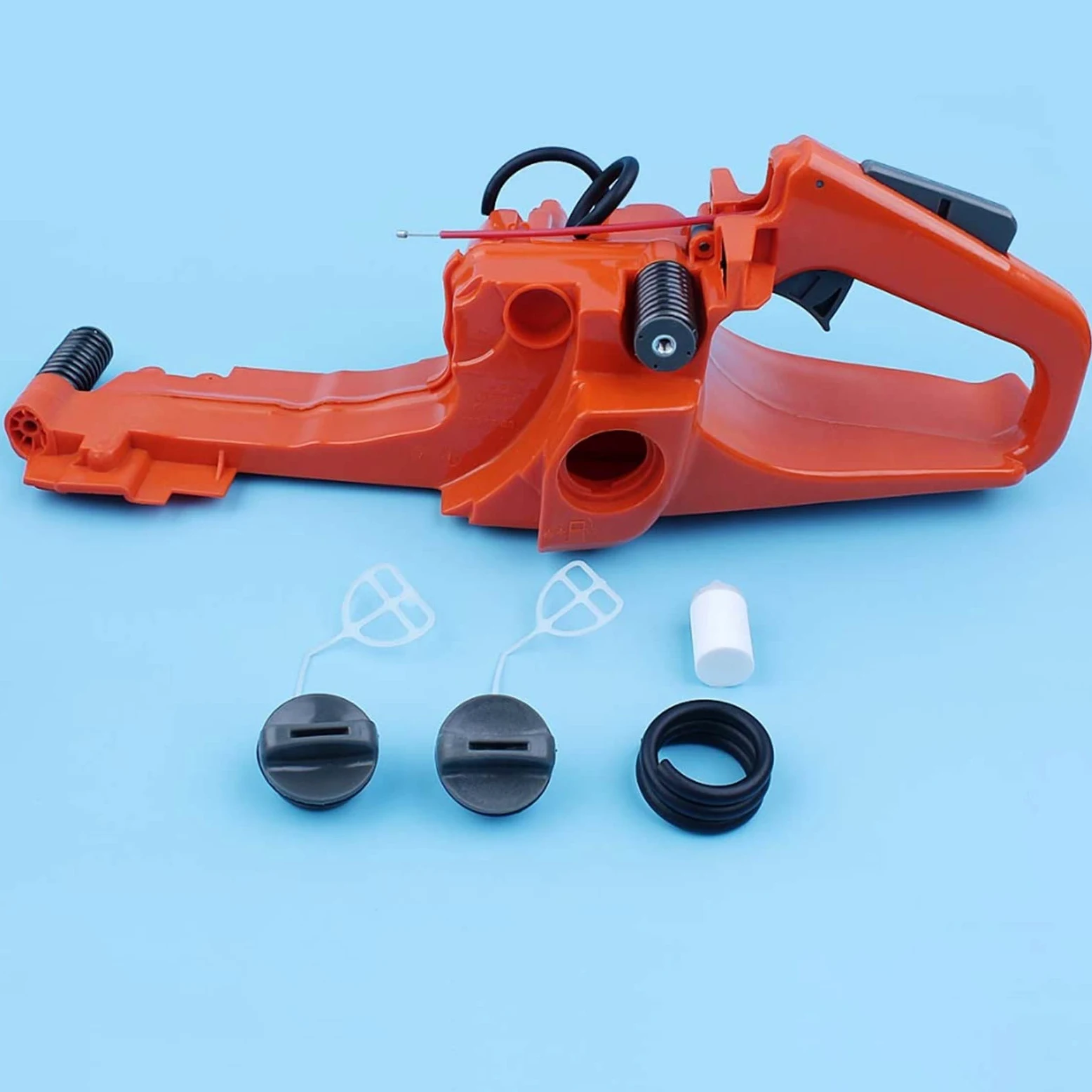 IWBR Kit de línea de Filtro de Tapa de Montaje de manija Trasera de Tanque de Combustible de Gas Apto for Husqvarna 362 365 371 372 372XP repuestos de Motosierra