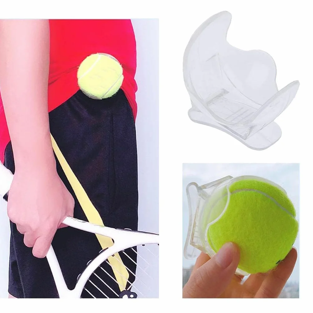 zalati Clip de pelota de tenis con bolsillo para cinturón, hebilla de cintura para entrenamiento