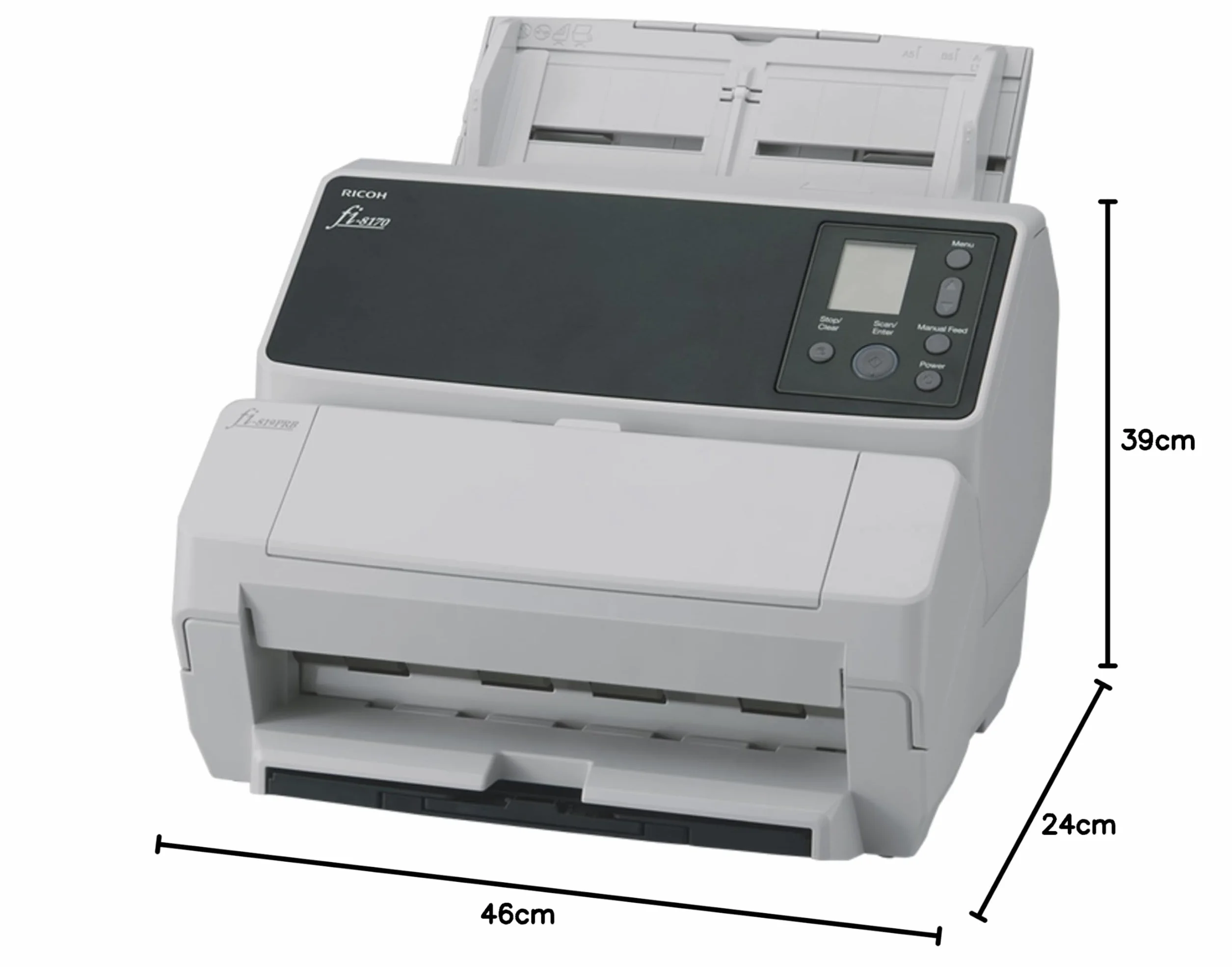 RICOH fi-8170 Escáner de Grupo de Trabajo LED Gigabit Ethernet USB 3.2 A4 70 ppm 140 ipm