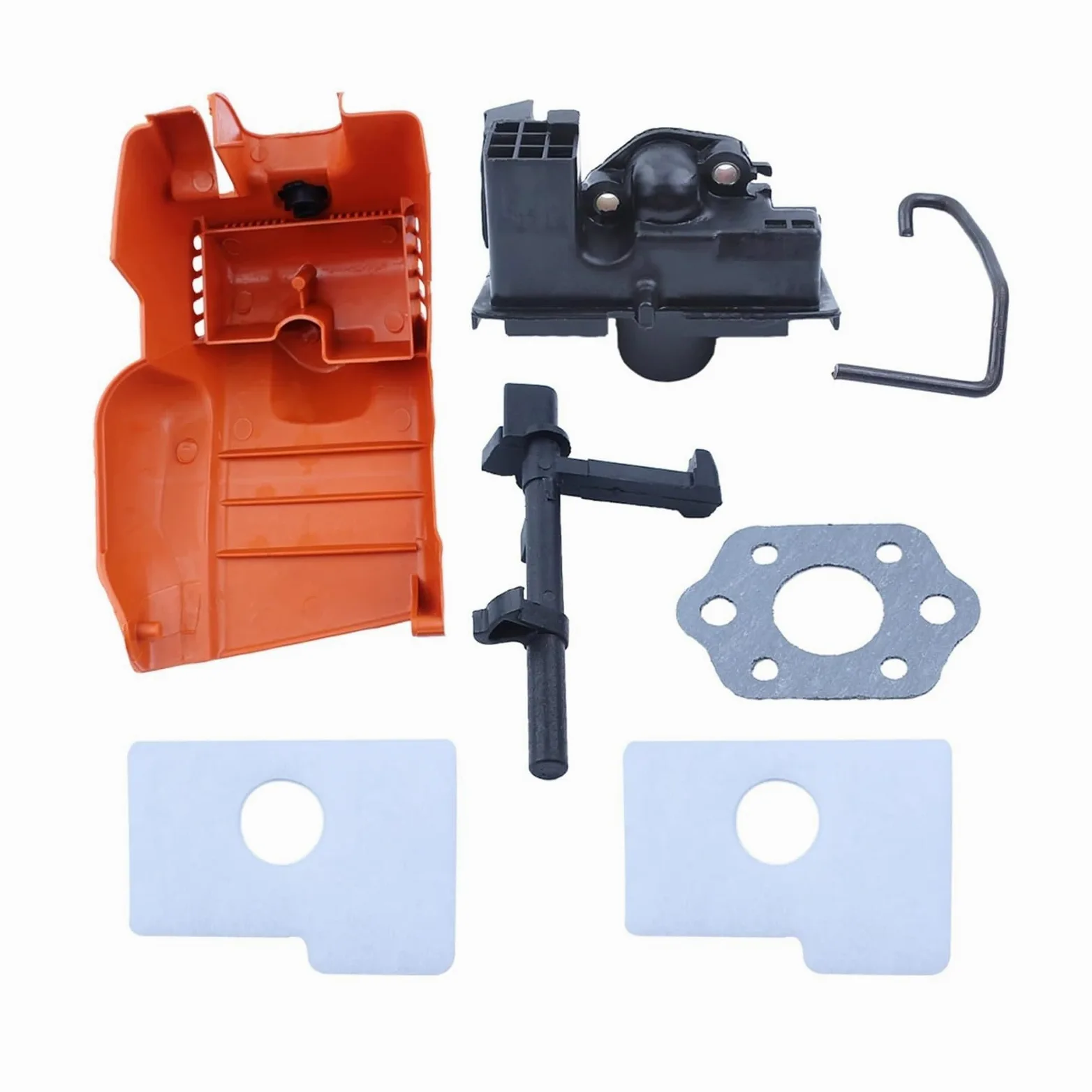 Kit de Adaptador de carburador y Filtro de Aire for la Tapa del Cilindro del Motor Superior de la Motosierra MS180, MS170, MS 180, 170, 018 y 017. Repuestos for Motosierra de Gasolina.