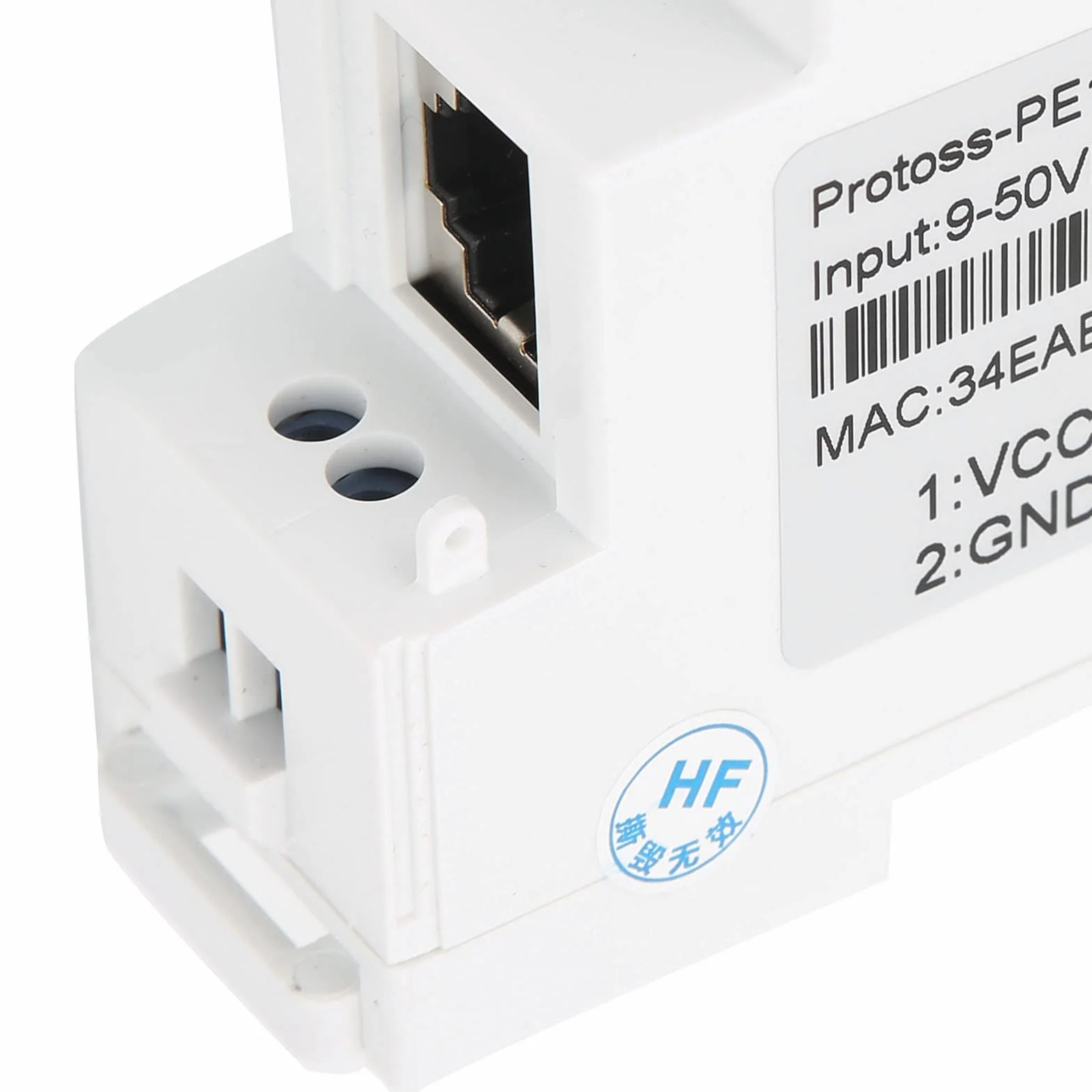 RS485 a WIFI Serial Server Montaje en riel Ethernet Módulo de red 9-50VDC 10W PE11-M