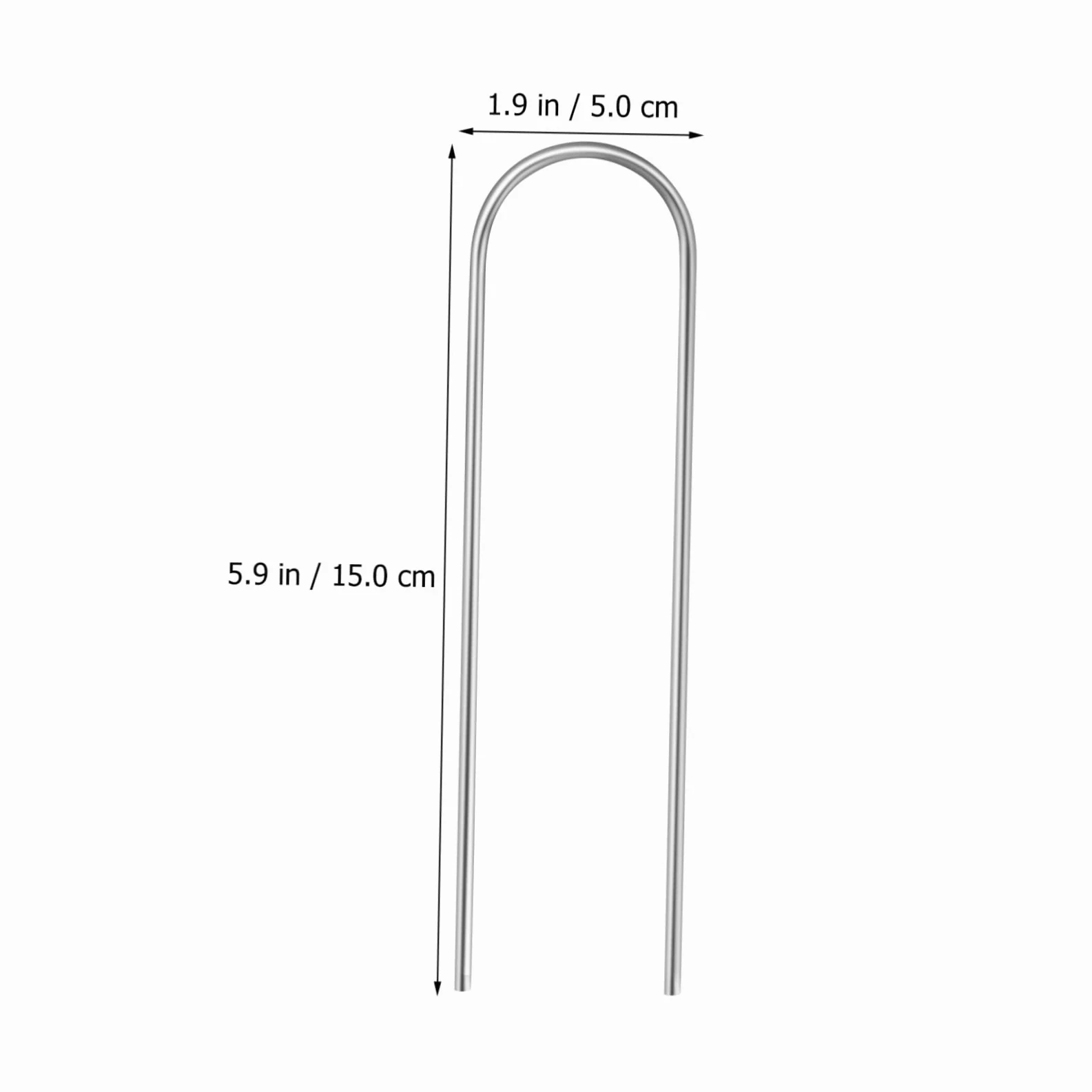 SUPVOX 100piezas Estacas De Hierro para Tiendas Clavos para Fijación De Membranas y Césped Artificial