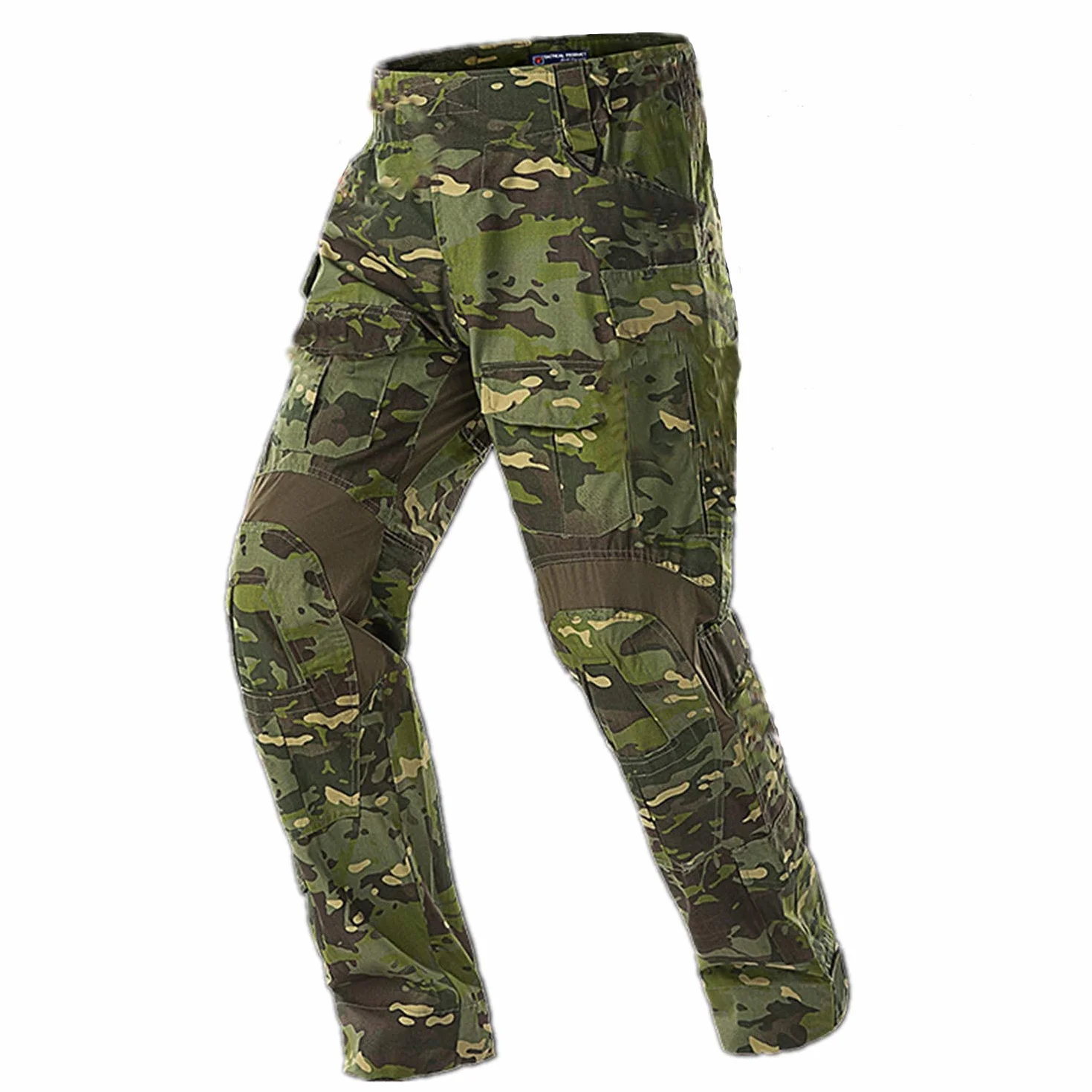 Pantalones y Camisa Tácticos Transpirables Multibolsillos Camuflaje Militar para Hombre