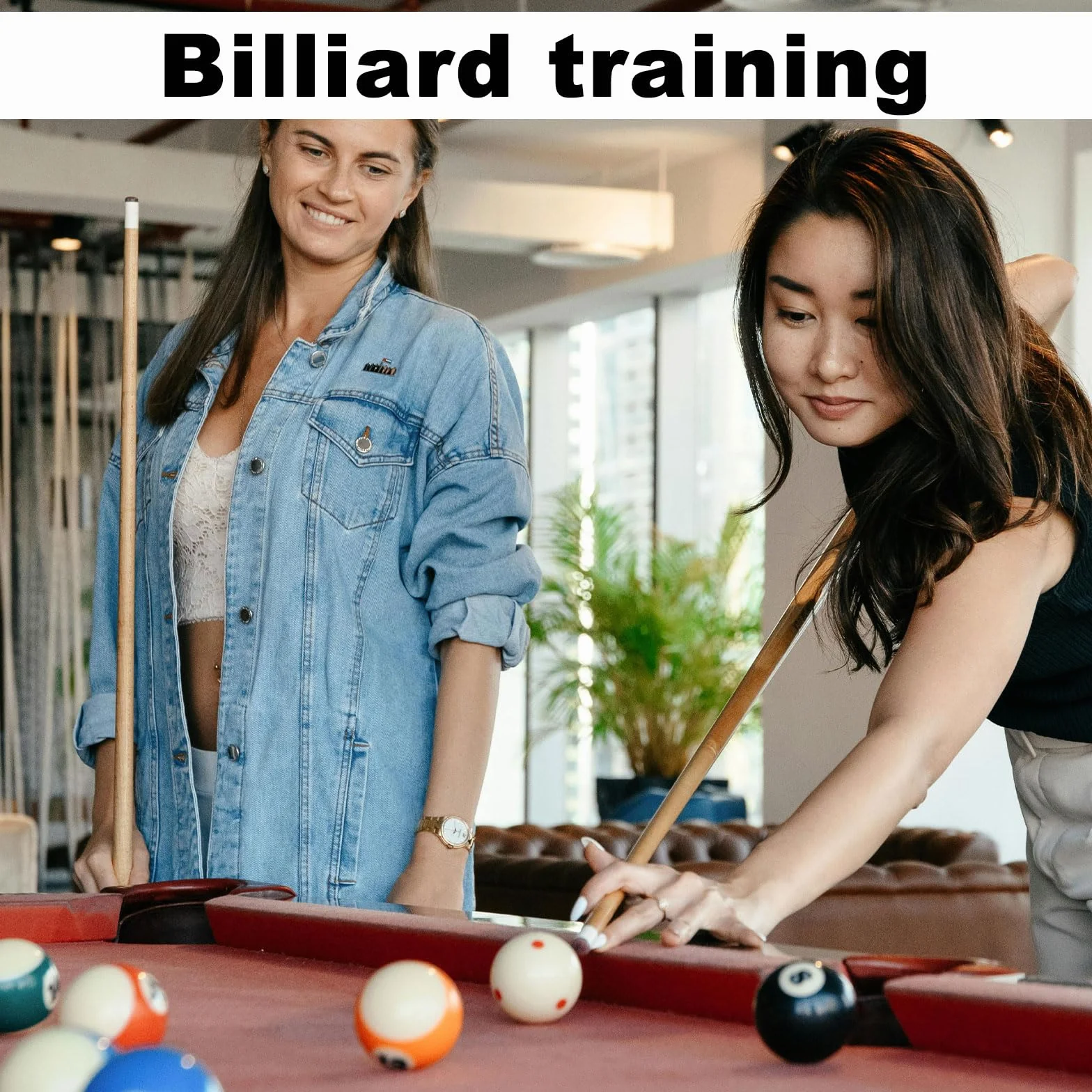 Bolas de Entrenamiento de Billar 2uds Punto Rojo para Juegos Deportes
