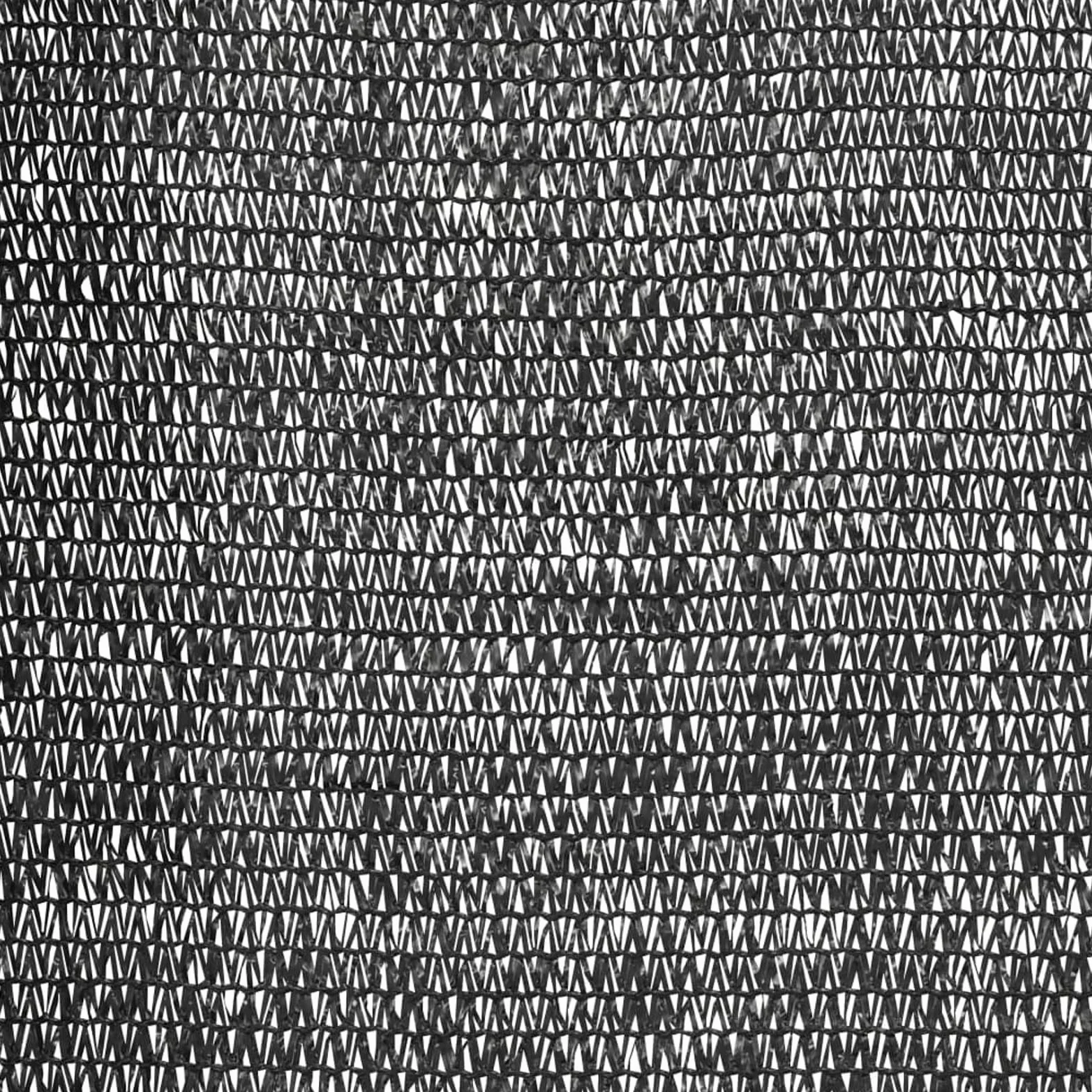 Homgoday Red de privacidad HDPE Negro 1,5x25 m 150 g/m² Privacidad de Balcón y Pantallas Protección UV,Impermeable,Malla de Ocultación para Jardín Exterior,Resistente al Viento