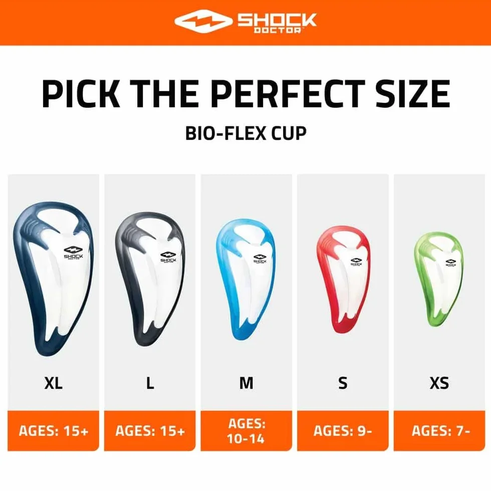 Shock Doctor Bio Flex Cup Verde Extra-pequeño
