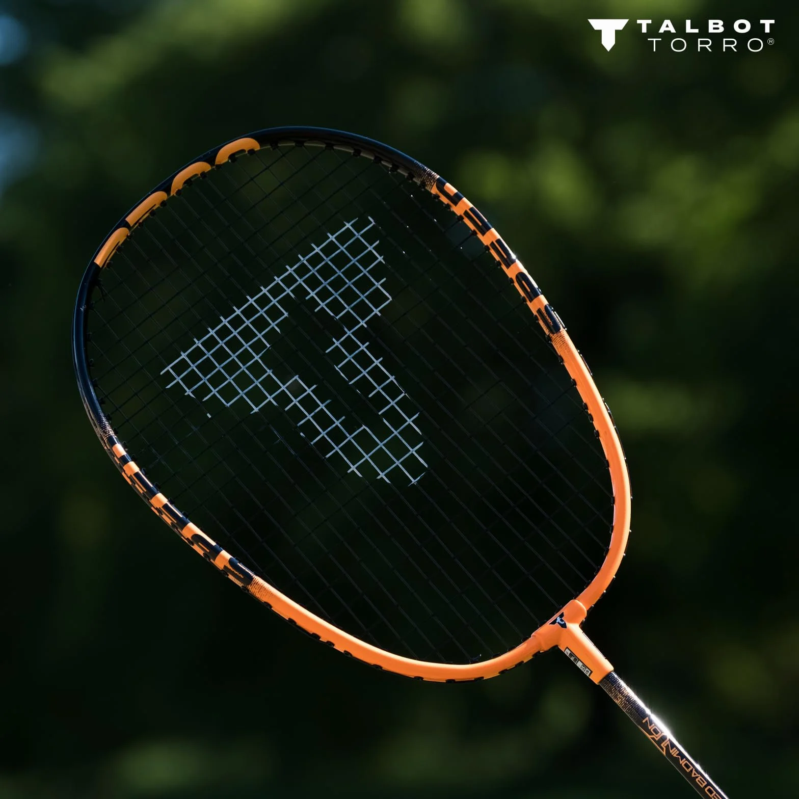 Talbot Torro Speedbadminton Set 2 Raquetas Aluminio 58,5 cm 3 Birdies Wind-Resistant Bolsa Malla
