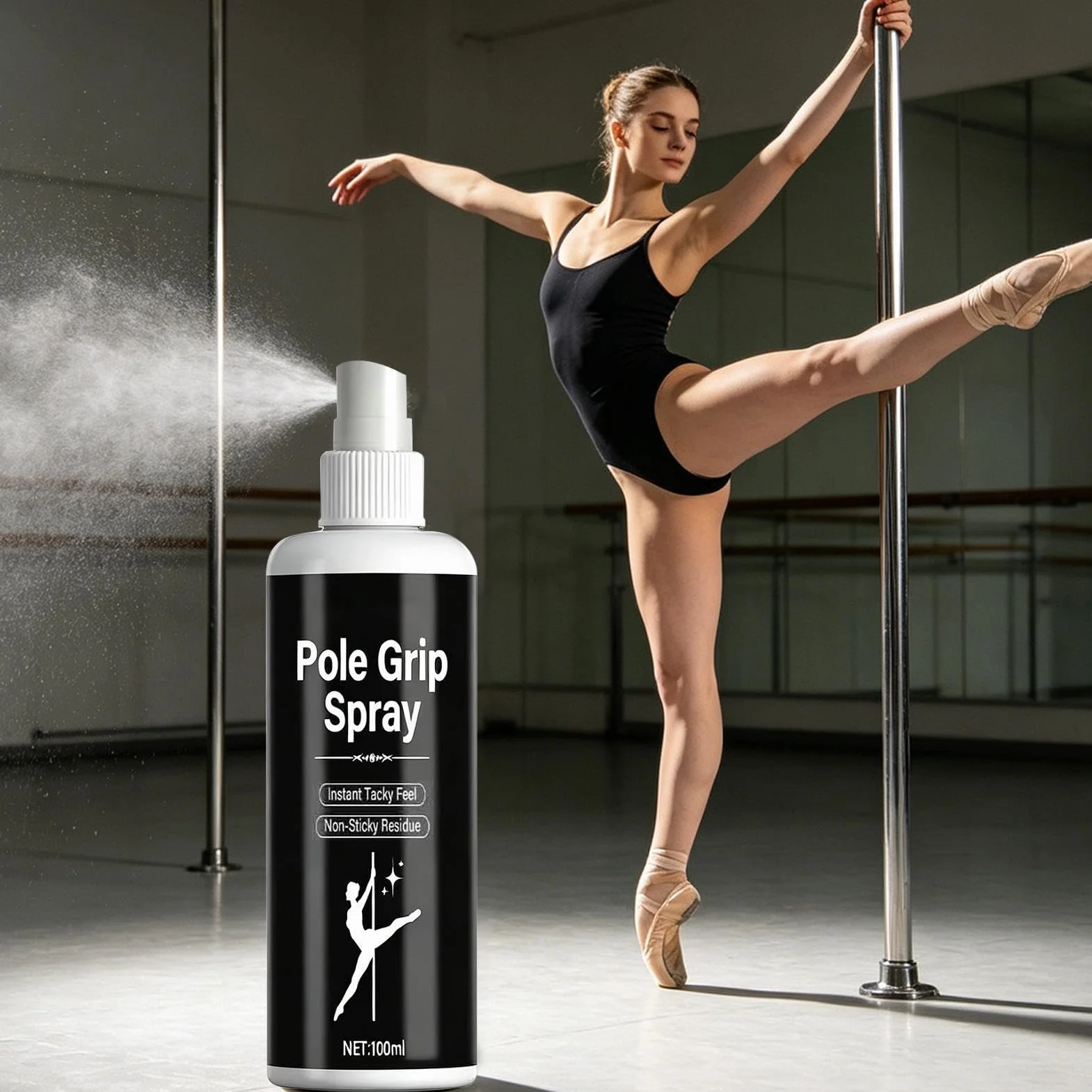 Spray De Agarre Antideslizante 100 Ml Controlador De Fricción Para Danza Yoga