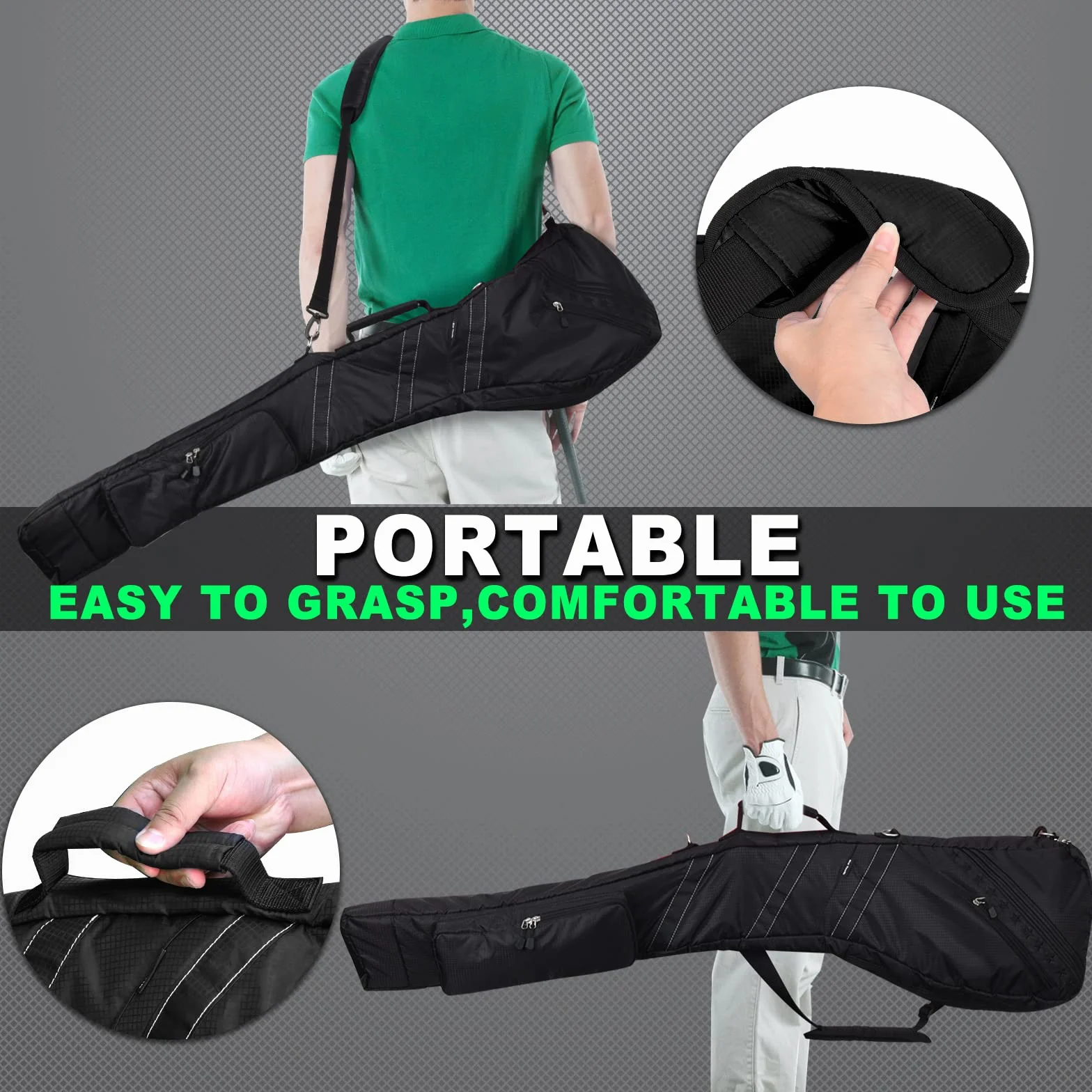 Impermeable Bolsa de Golf Plegable Resistente Multicolor
