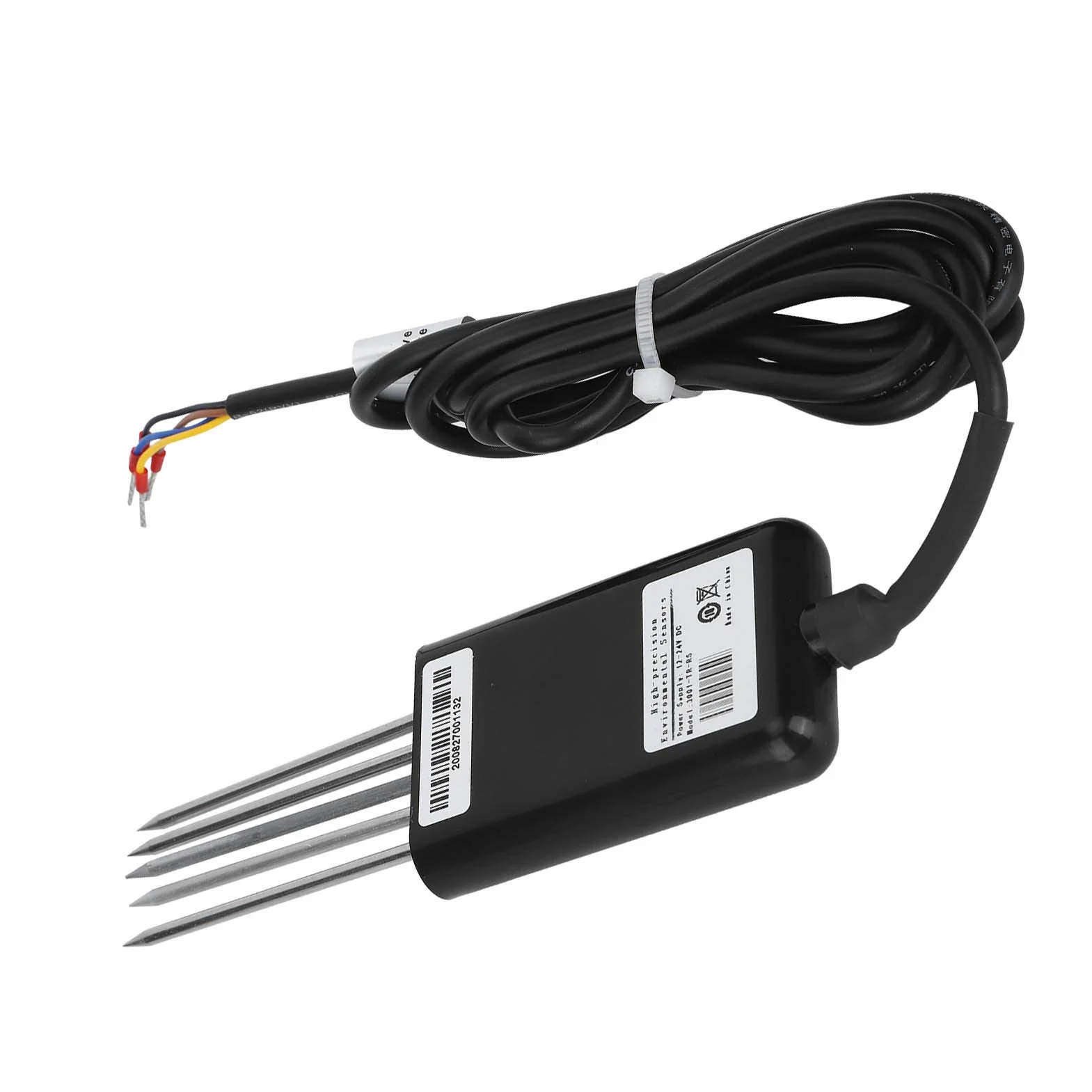 Sensor de Humedad y Temperatura NPK del Suelo, RS485 7 en 1 Probador de Suelo con Sonda de Acero Plástico, IP68, Monitoreo de PH EC para Experimentos Científicos de Riego de Invernaderos