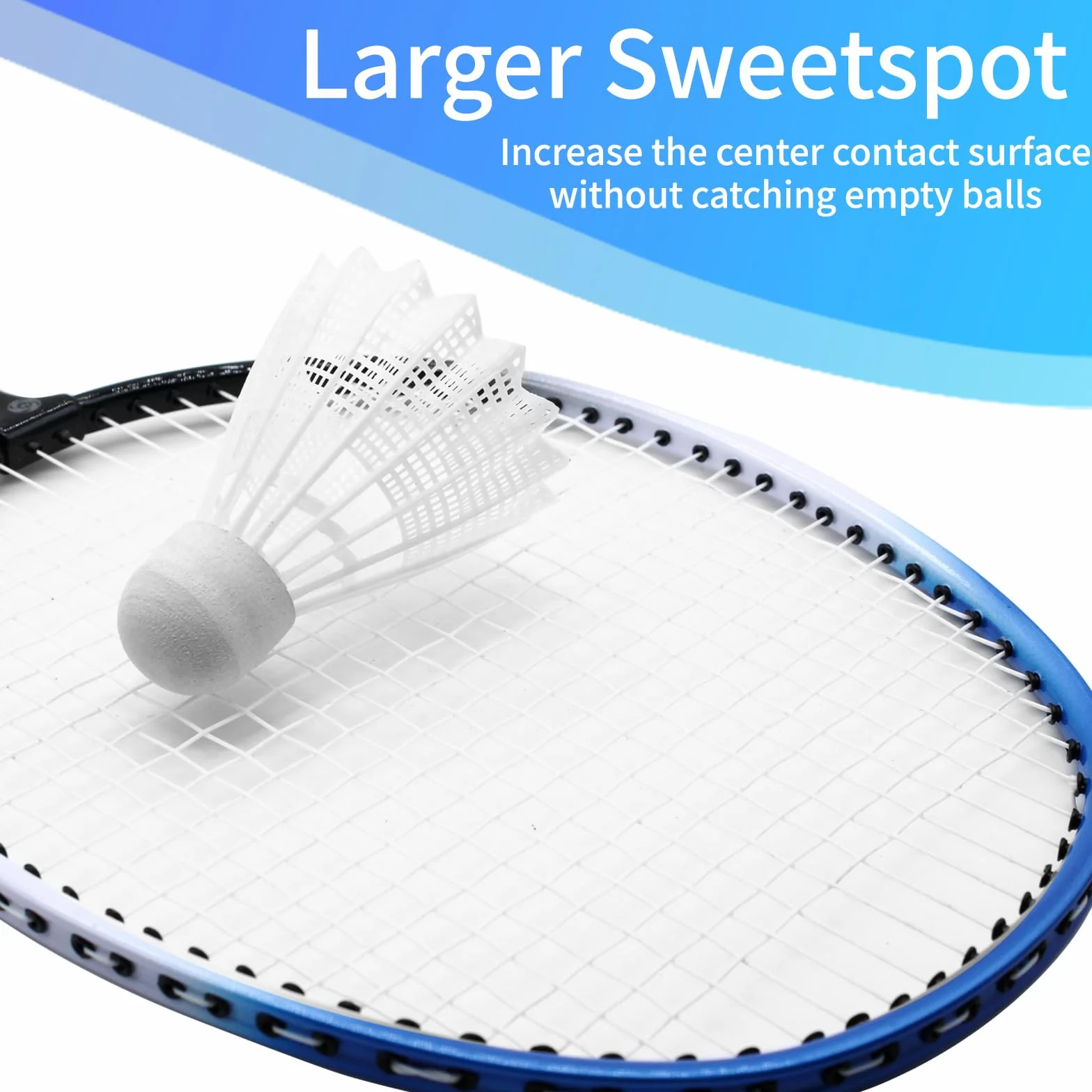 Magicorange Juego de 4 raquetas de bádminton con volantes y bolsa de transporte