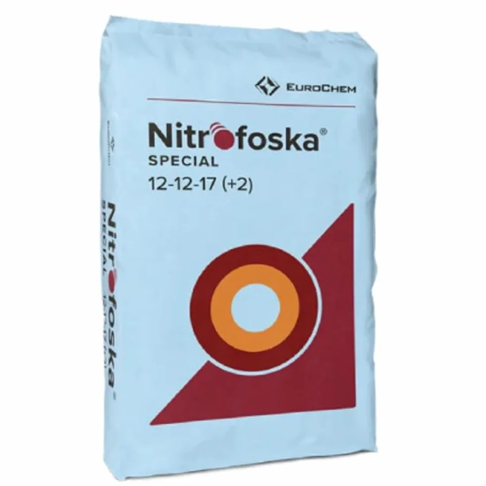 Suinga Abono Nitrofoska Especial 12+12+17+2 de 25kg | Sustrato Universal para Abono de Huertos, Jardines y Citricos | Fertilizante Granulado Recomendado para Arboles en Edad de Crecimiento