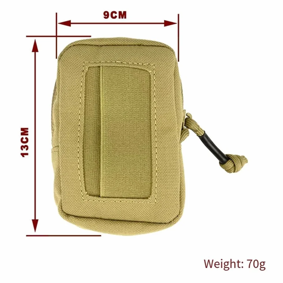 Bolsa para Guantes Desechable con Solapa Elástica y Cremallera IFAK Organizador EMT