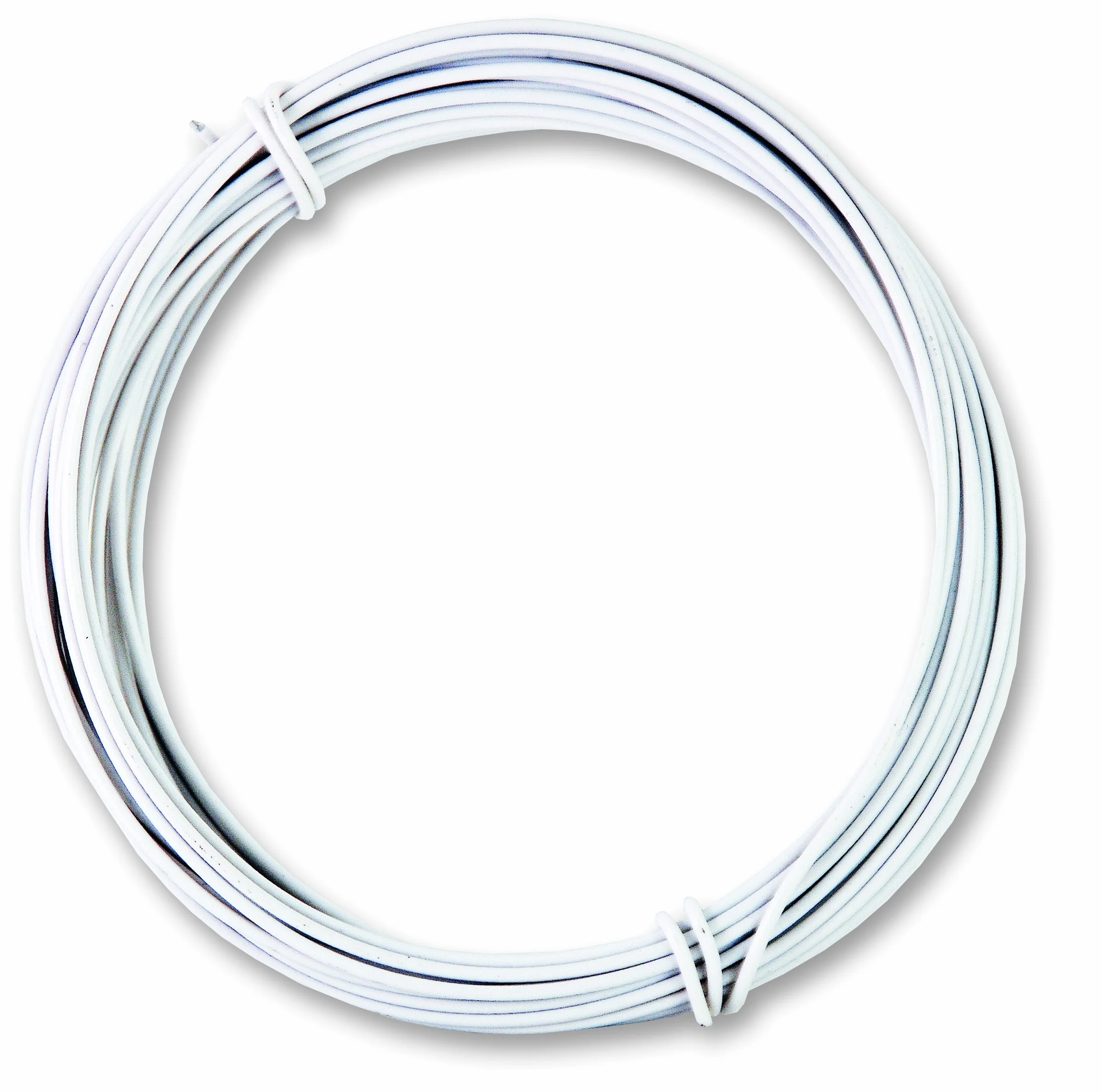 fpbl12 – Cable Acero Plastificado, color blanco, 6 m/Ø 1,2 mm