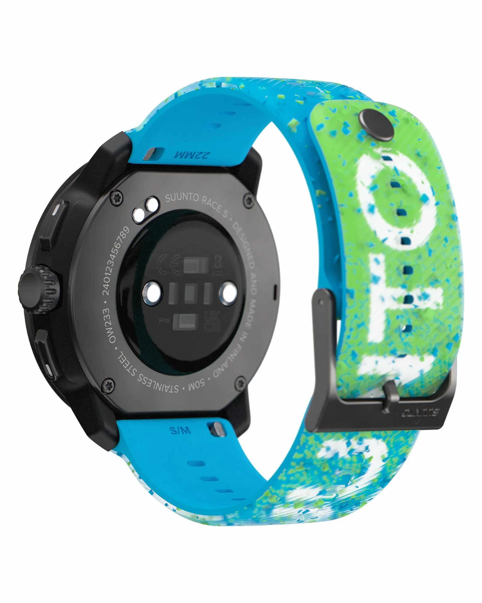 SUUNTO Correa de Silicona 22 mm Compatible con Race S, Race, Vertical, 9 Peak Pro, 9 Peak, 5 Peak