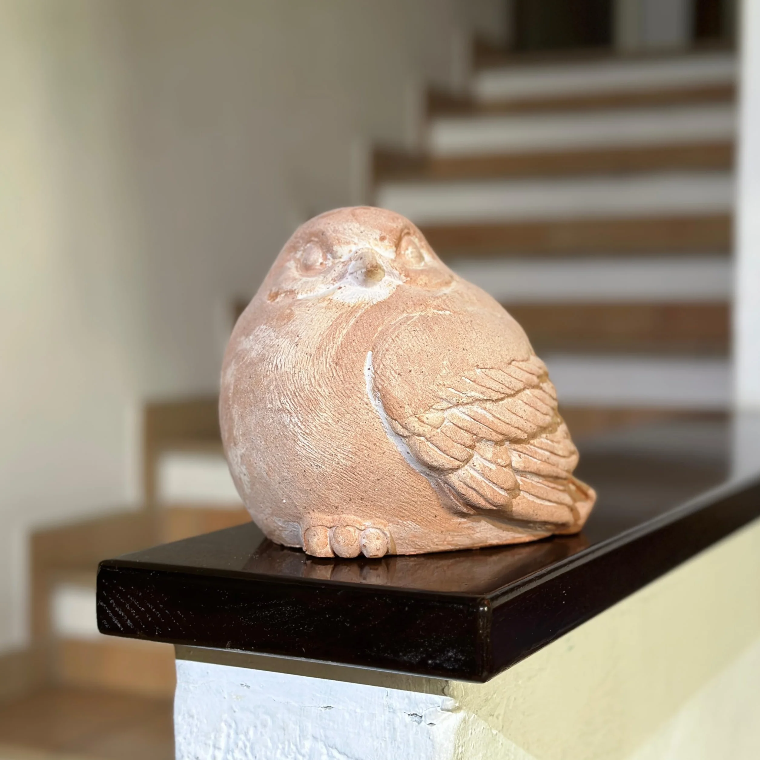 Toocook Animales de terracota artesanal - Decoración jardín - Decoración casa - Resistente a la intemperie (gorrión gorrión)